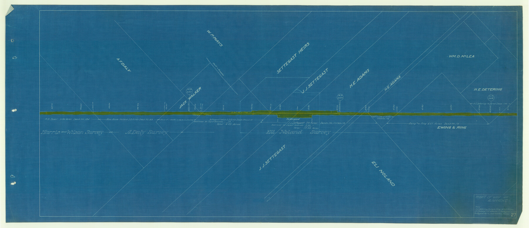 64132, [Beaumont, Sour Lake and Western Ry. Right of Way and Alignment - Frisco], General Map Collection