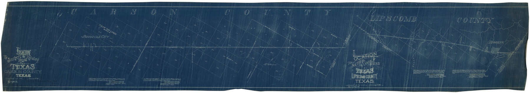 64181, Location of the Southern Kansas Railway of Texas, General Map Collection
