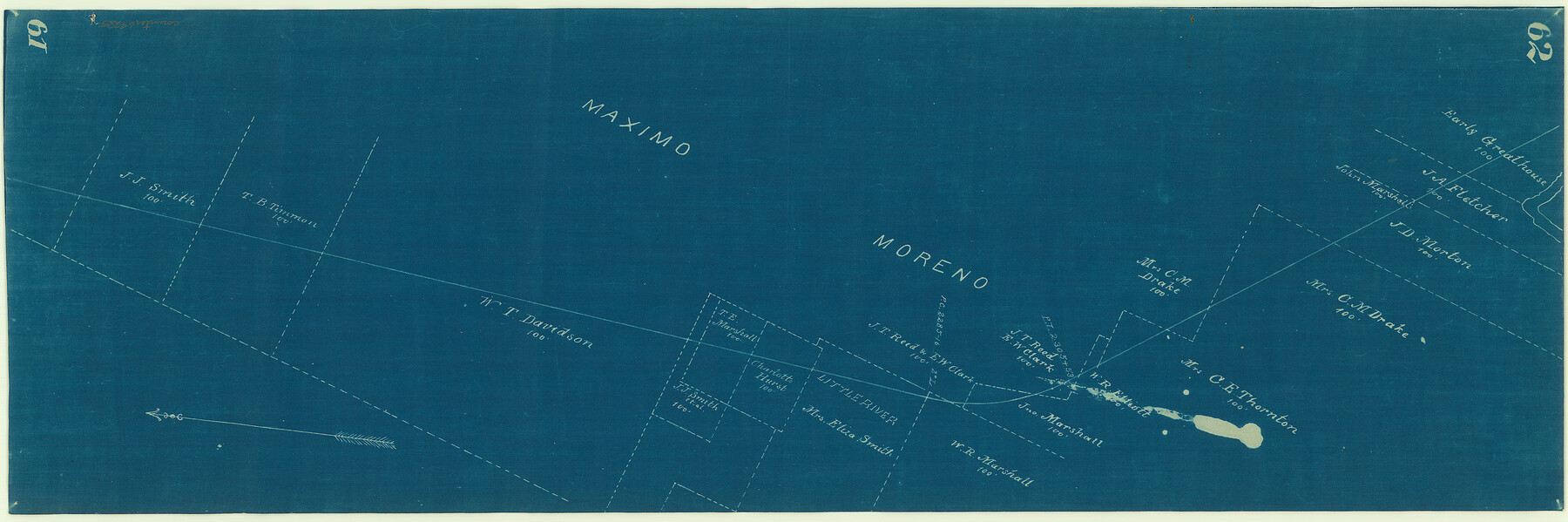 64225, [Right of Way Map, Belton Branch of the M.K.&T. RR.], General Map Collection