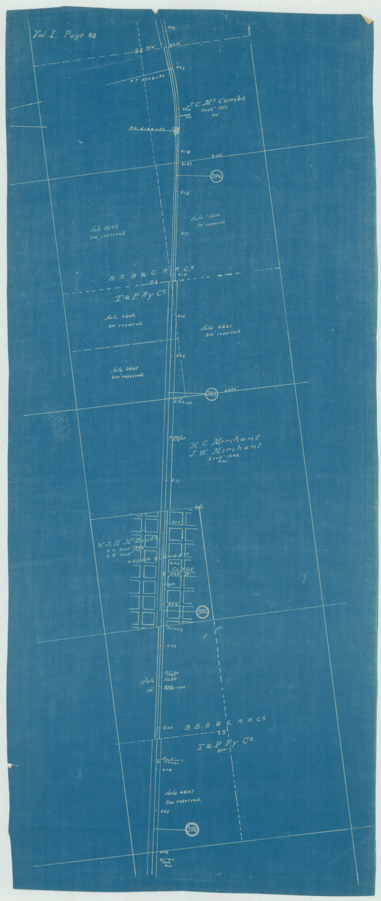 64237, [Texas & Pacific Railway through Callahan County], General Map Collection