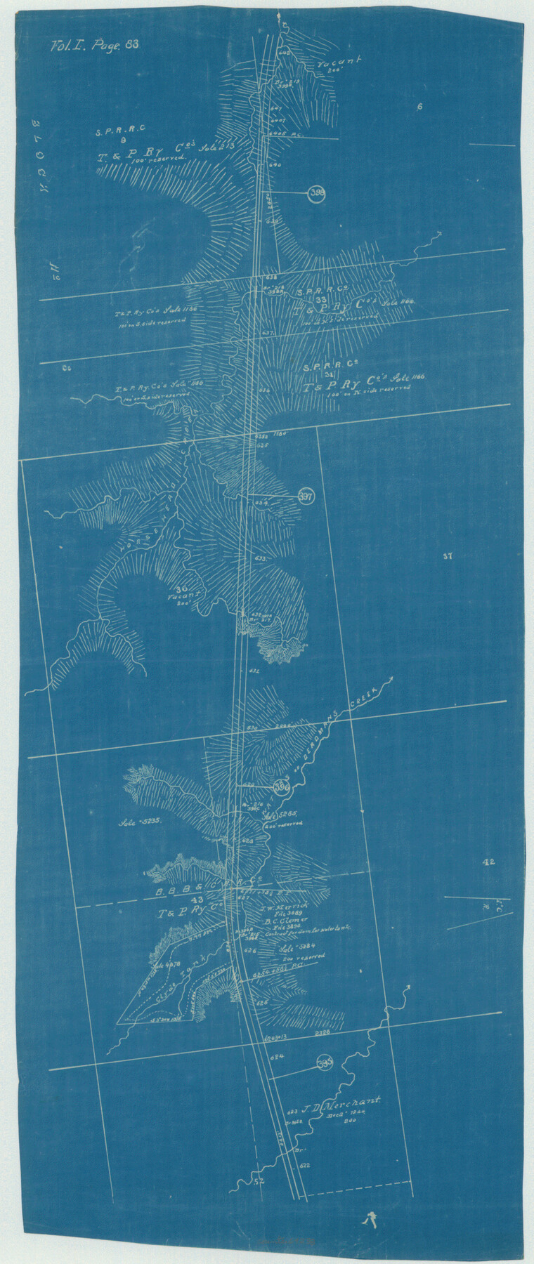 64238, [Texas & Pacific Railway through Callahan County], General Map Collection