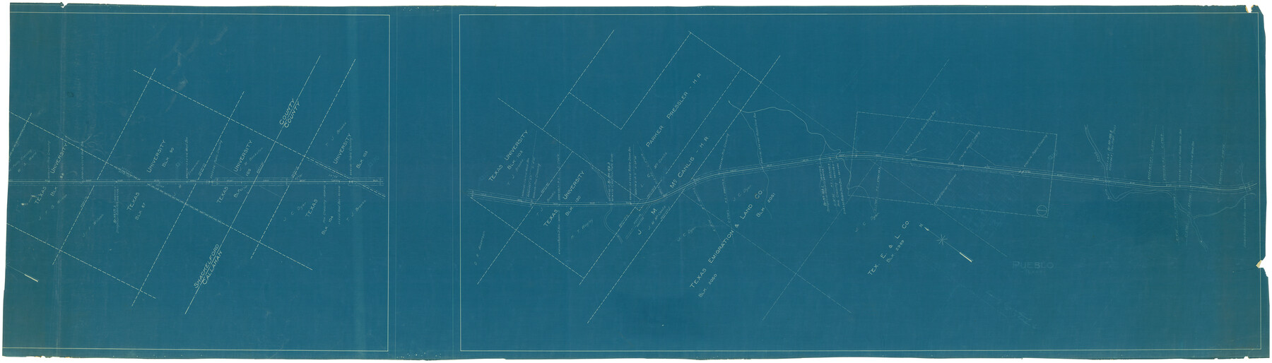 64240, [Texas Central Railway through Callahan County], General Map Collection