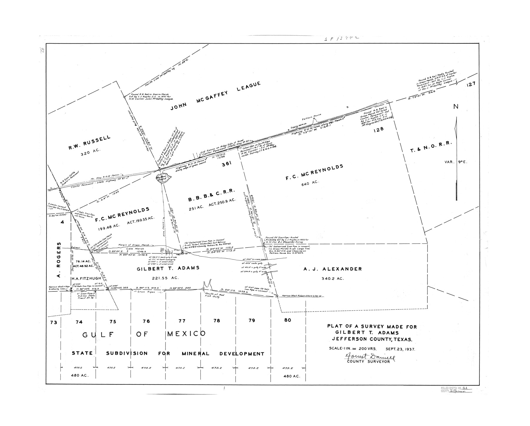 6437, Jefferson County Rolled Sketch GA, General Map Collection