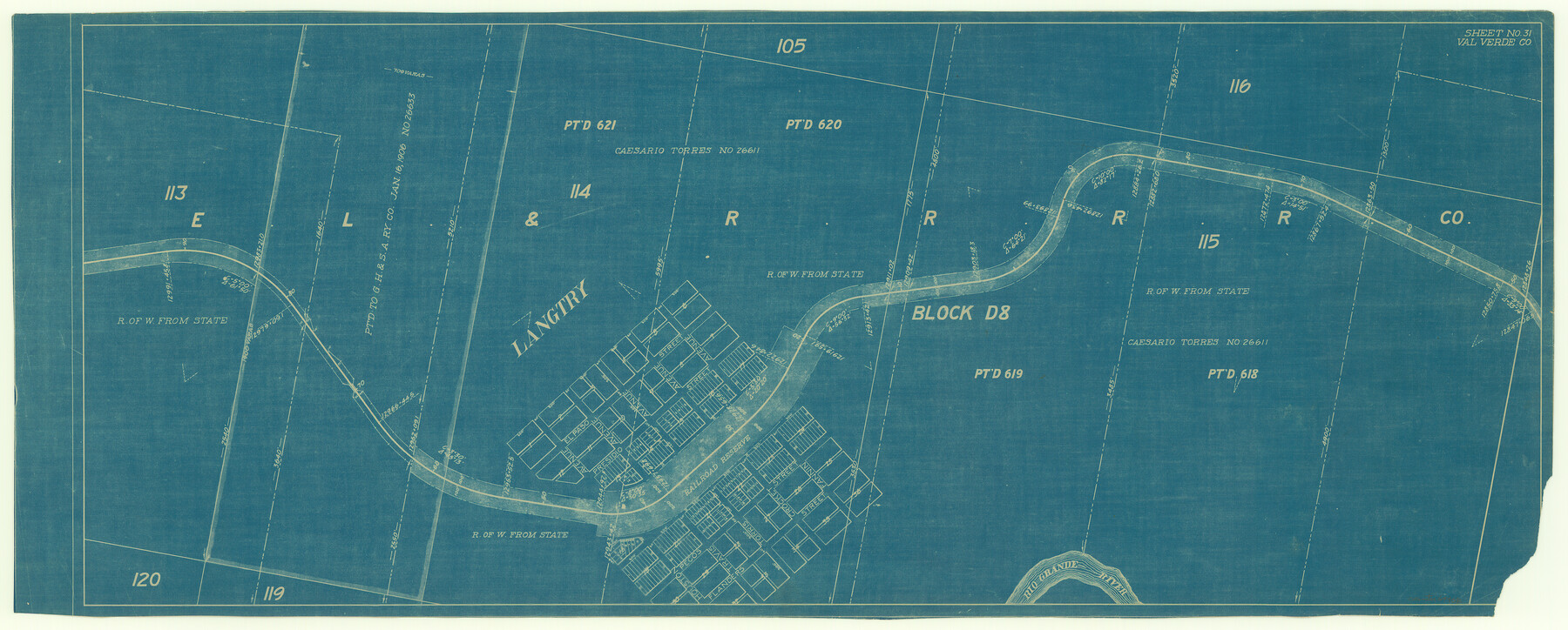 64408, [Galveston, Harrisburg & San Antonio Railway], General Map Collection