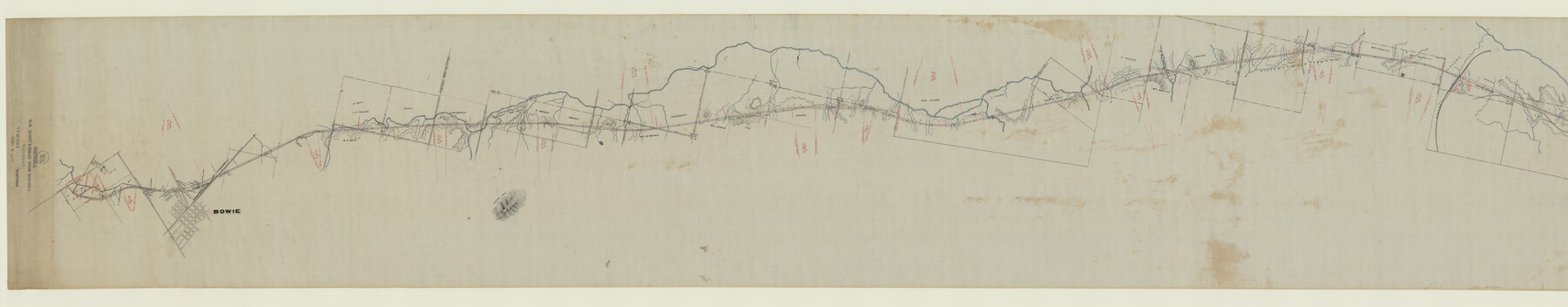 64442, Map of Chicago, Rock Island & Texas Railroad, General Map Collection