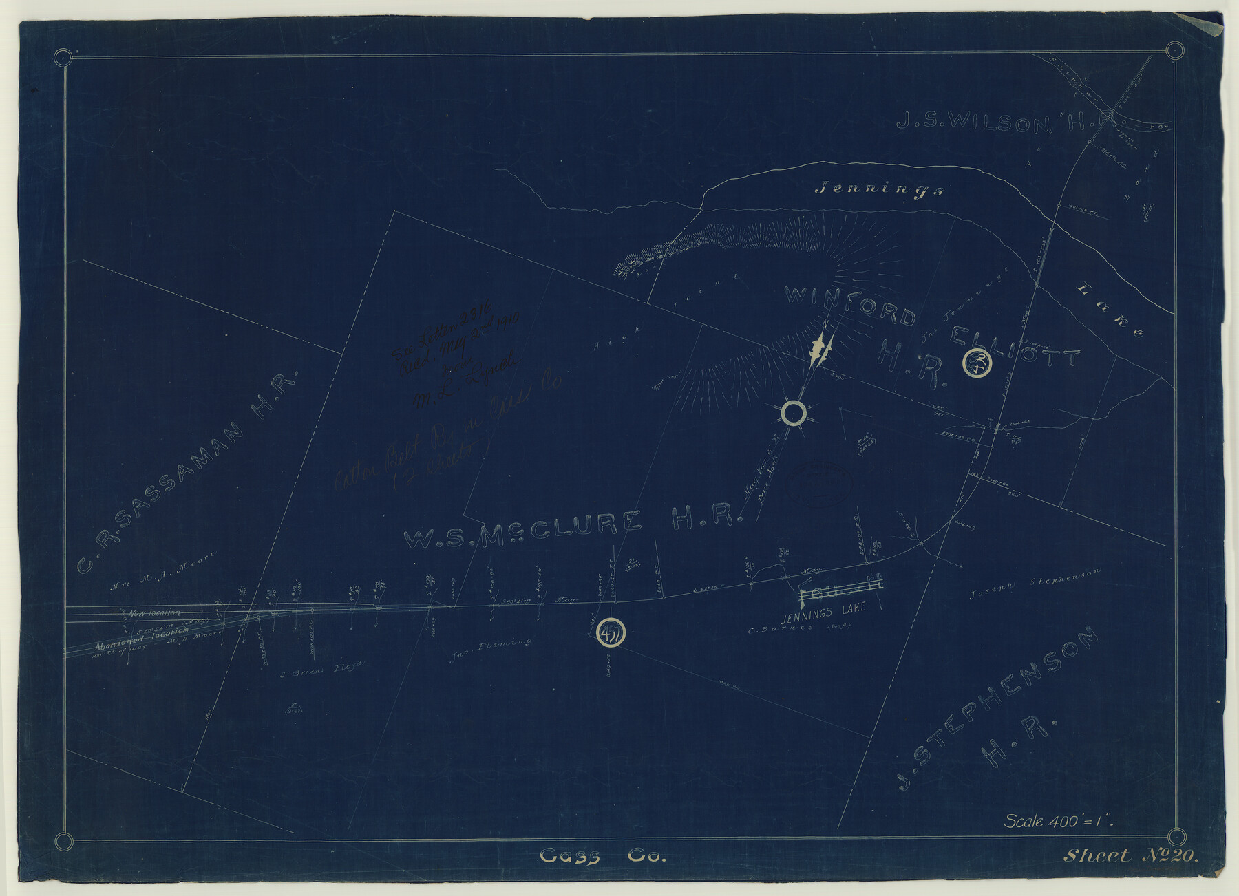 64446, St. Louis Southwestern Railway of Texas, General Map Collection