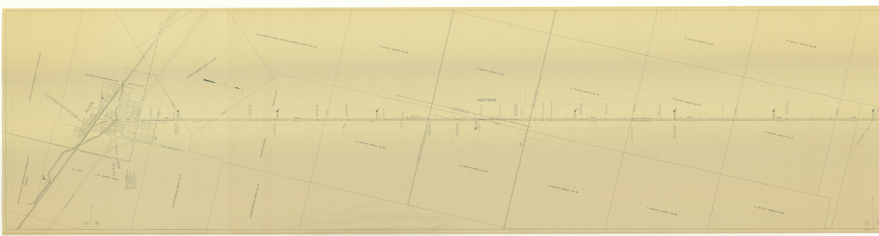 64590, [Gulf, Colorado & Santa Fe], General Map Collection