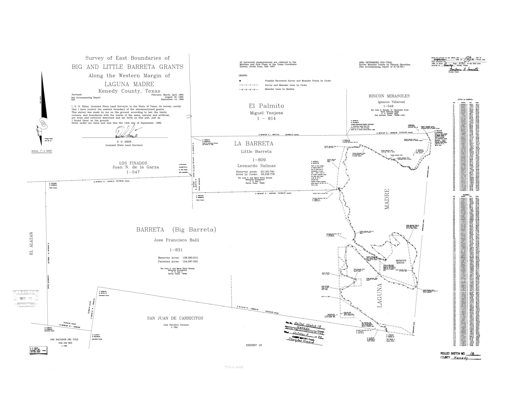 6472, Kenedy County Rolled Sketch 18, General Map Collection