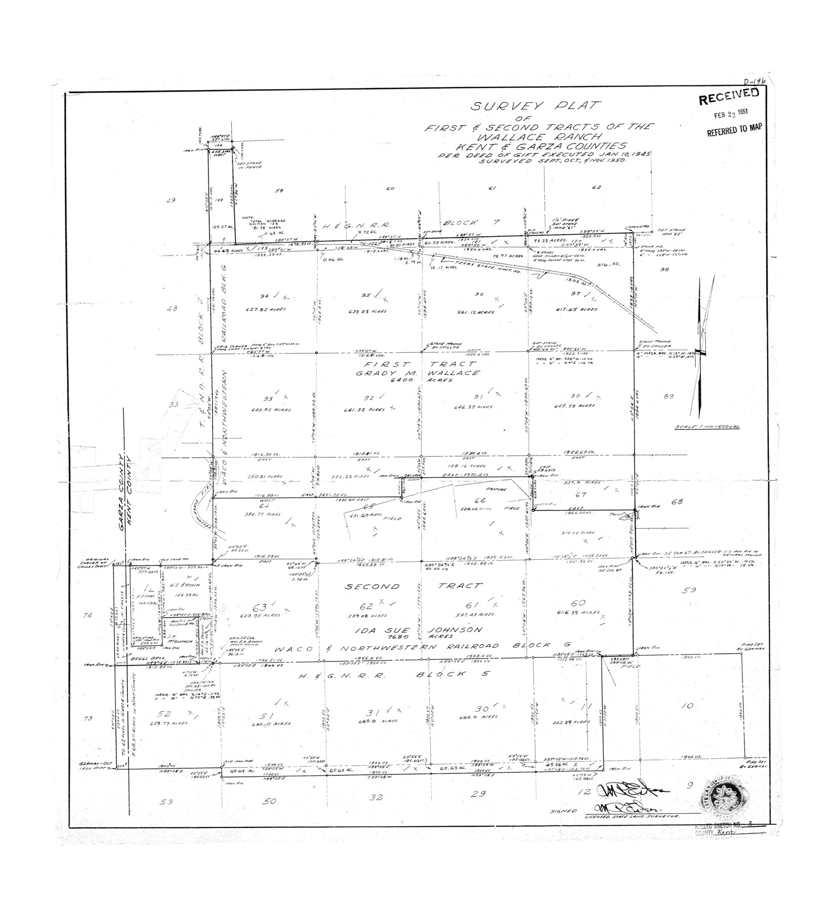 6474, Kent County Rolled Sketch 3, General Map Collection