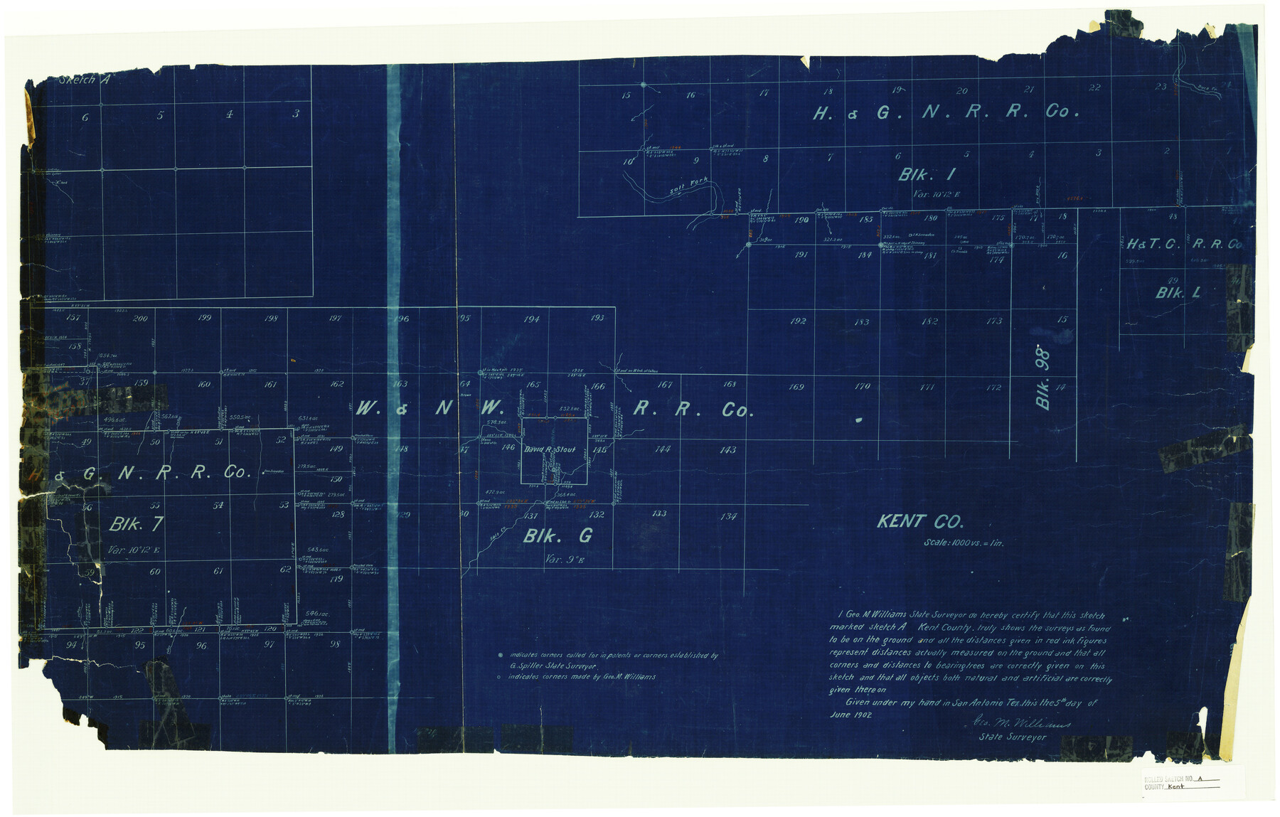 6477, Kent County Rolled Sketch A, General Map Collection