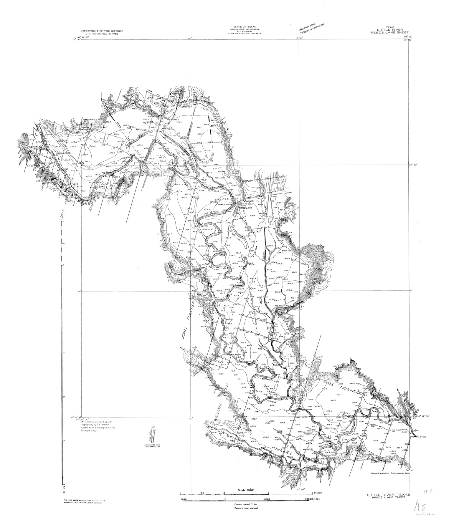 65066, Little River, Reeds Lake Sheet, General Map Collection