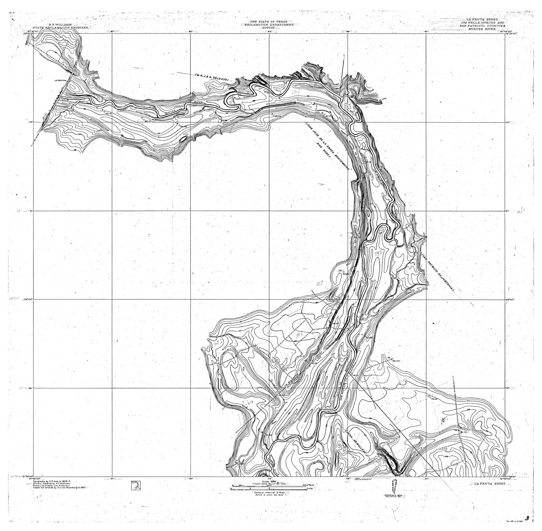 65089, Nueces River, La Fruta Sheet, General Map Collection