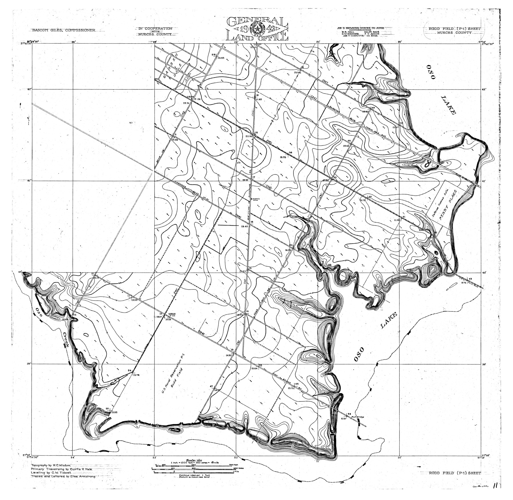 65096, Oso Creek, Rodd Field (P-1) Sheet, General Map Collection