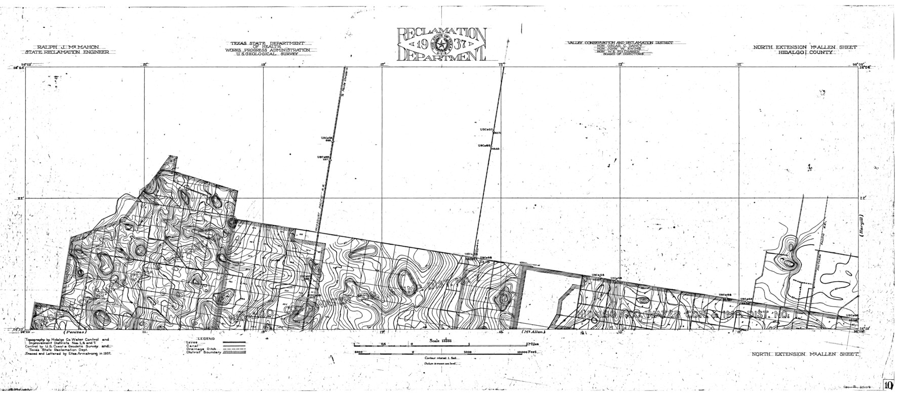 65108, Rio Grande, North Extension McAllen Sheet, General Map Collection
