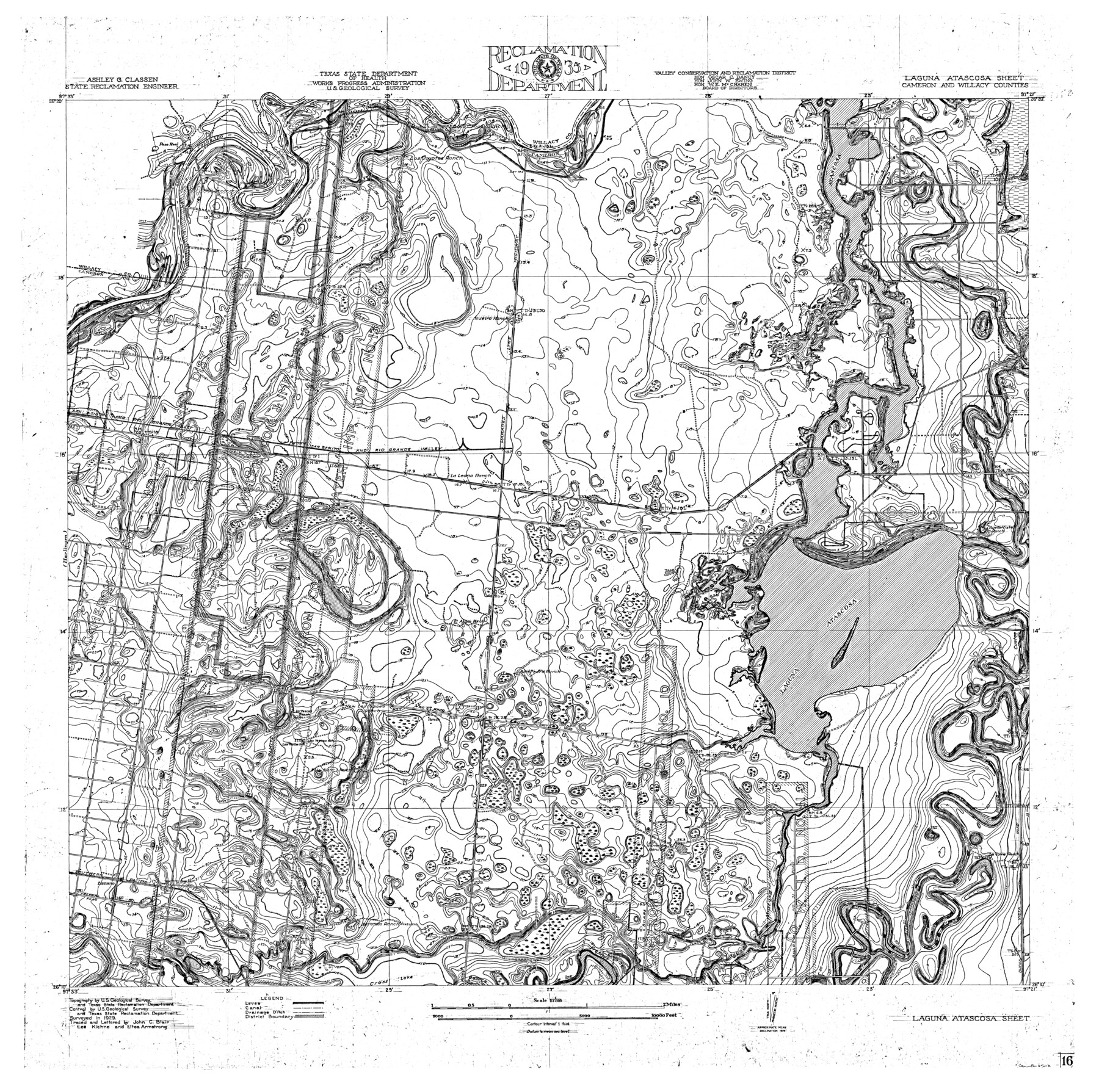 65112, Rio Grande, Laguna Atascosa Sheet, General Map Collection