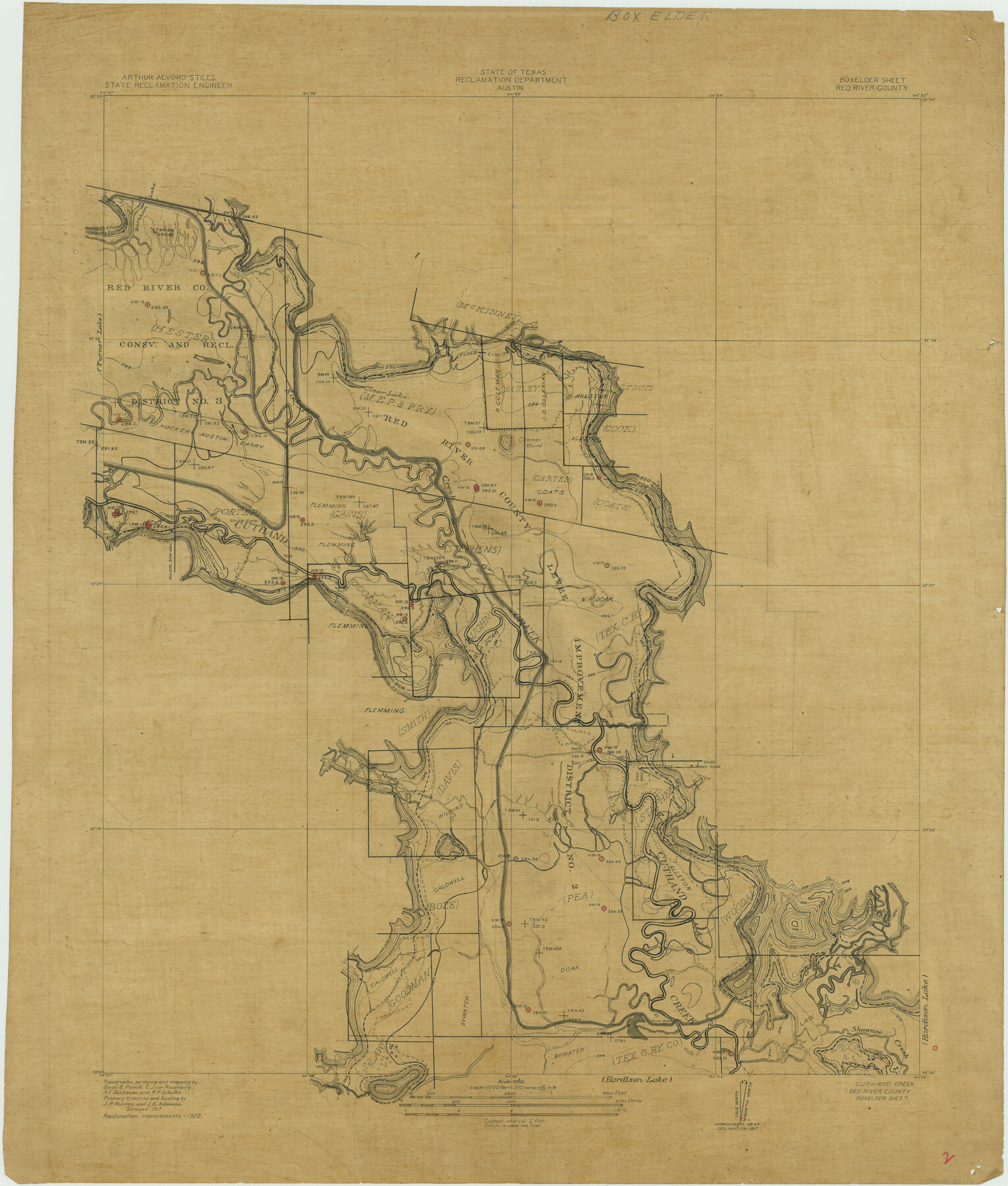 65156, Sulphur River, Boxelder Sheet/Cuthand Creek, General Map Collection