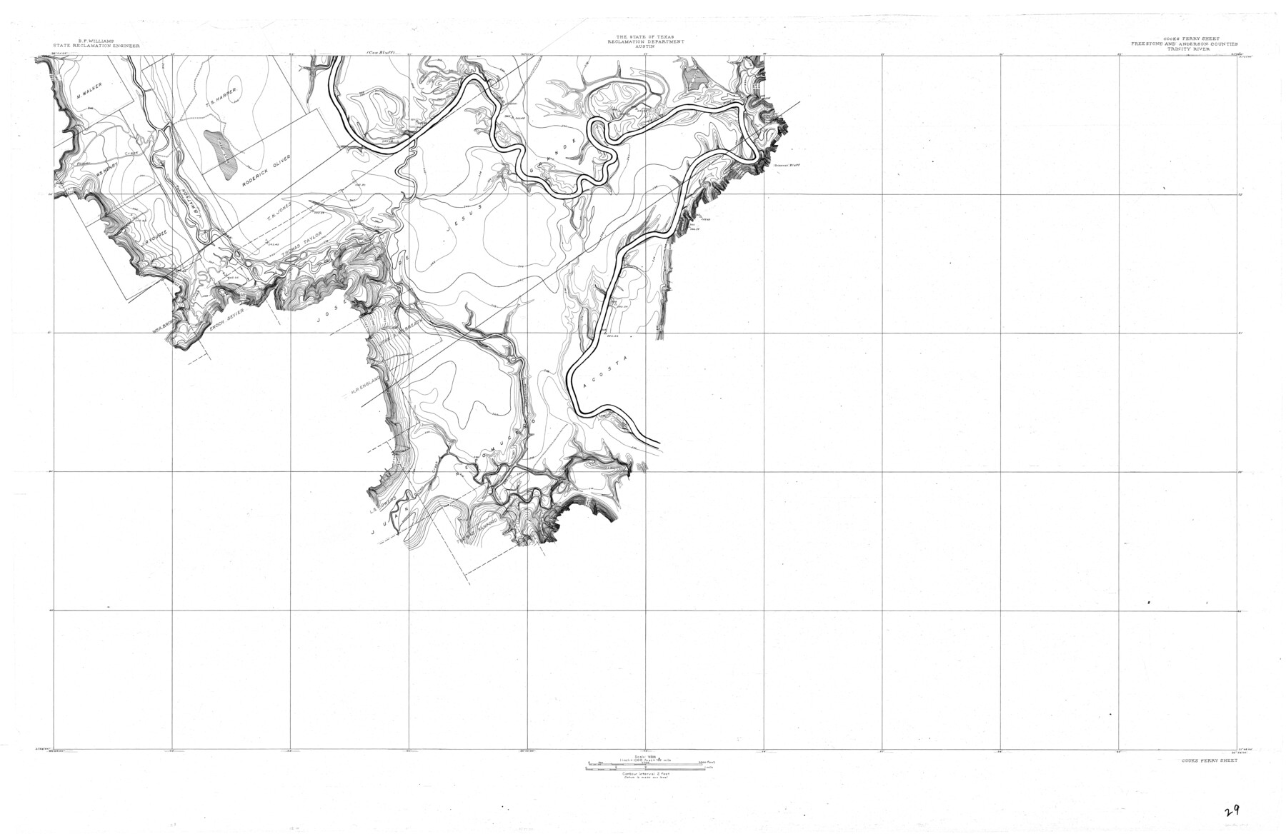 65215, Trinity River, Cooks Ferry Sheet, General Map Collection