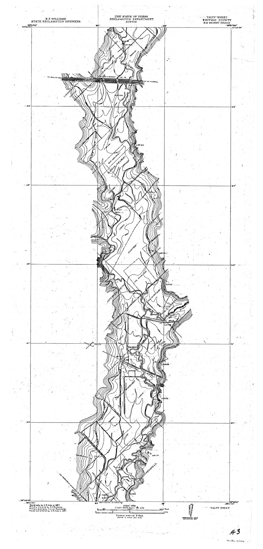 65222, Trinity River, Talty Sheet/Big Brushy Creek, General Map Collection