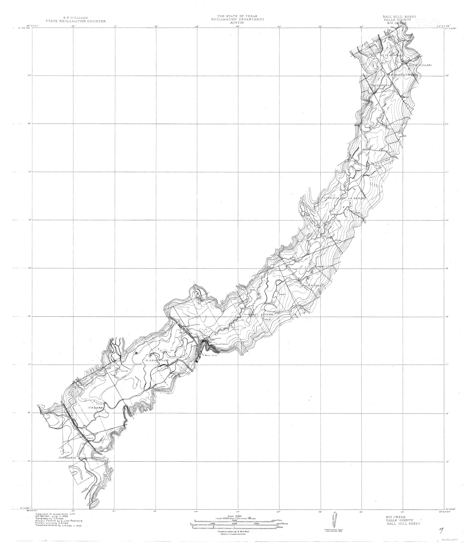 65281, Brazos River, Ball Hill Sheet/Big Creek, General Map Collection