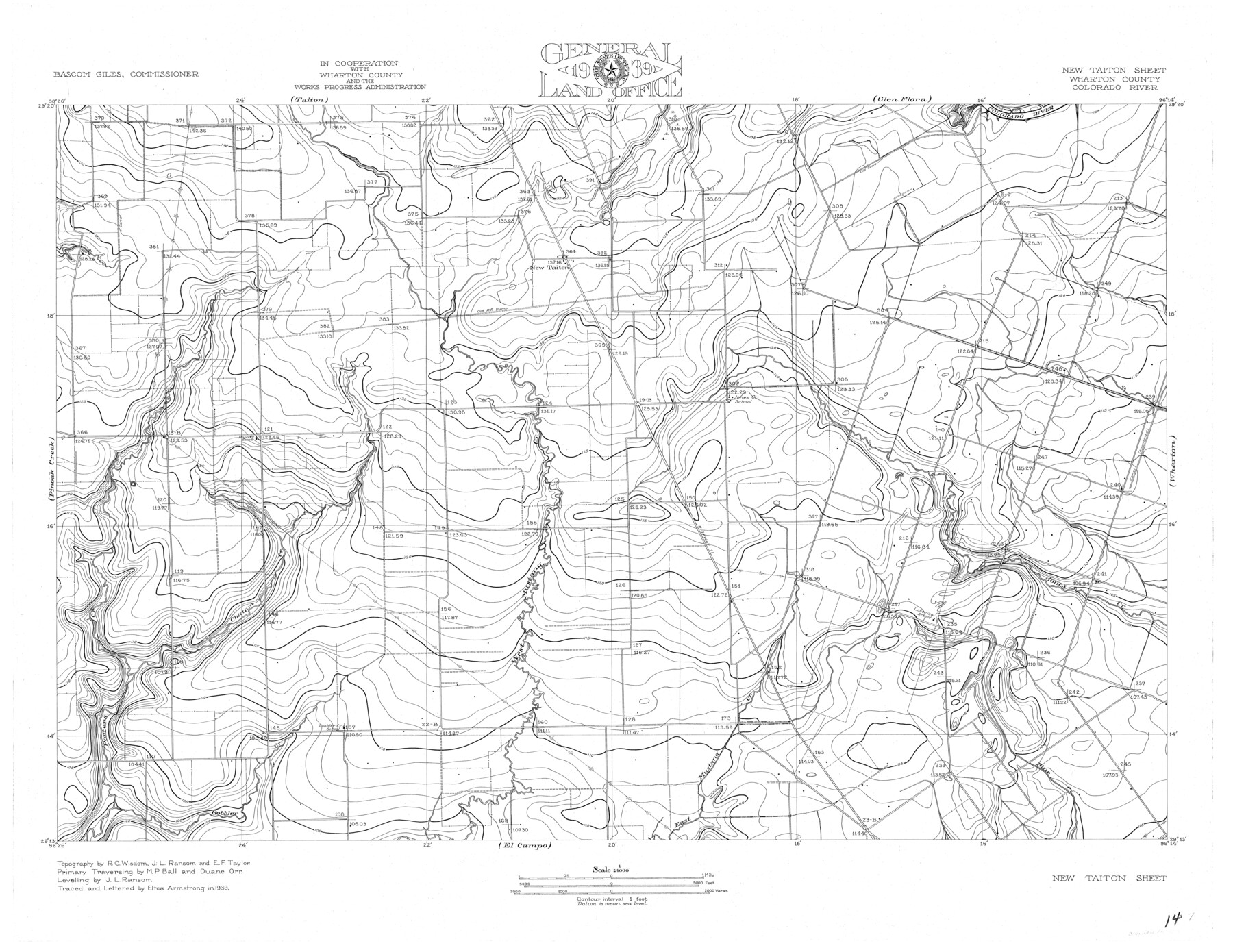 65313, Colorado River, New Taiton Sheet, General Map Collection
