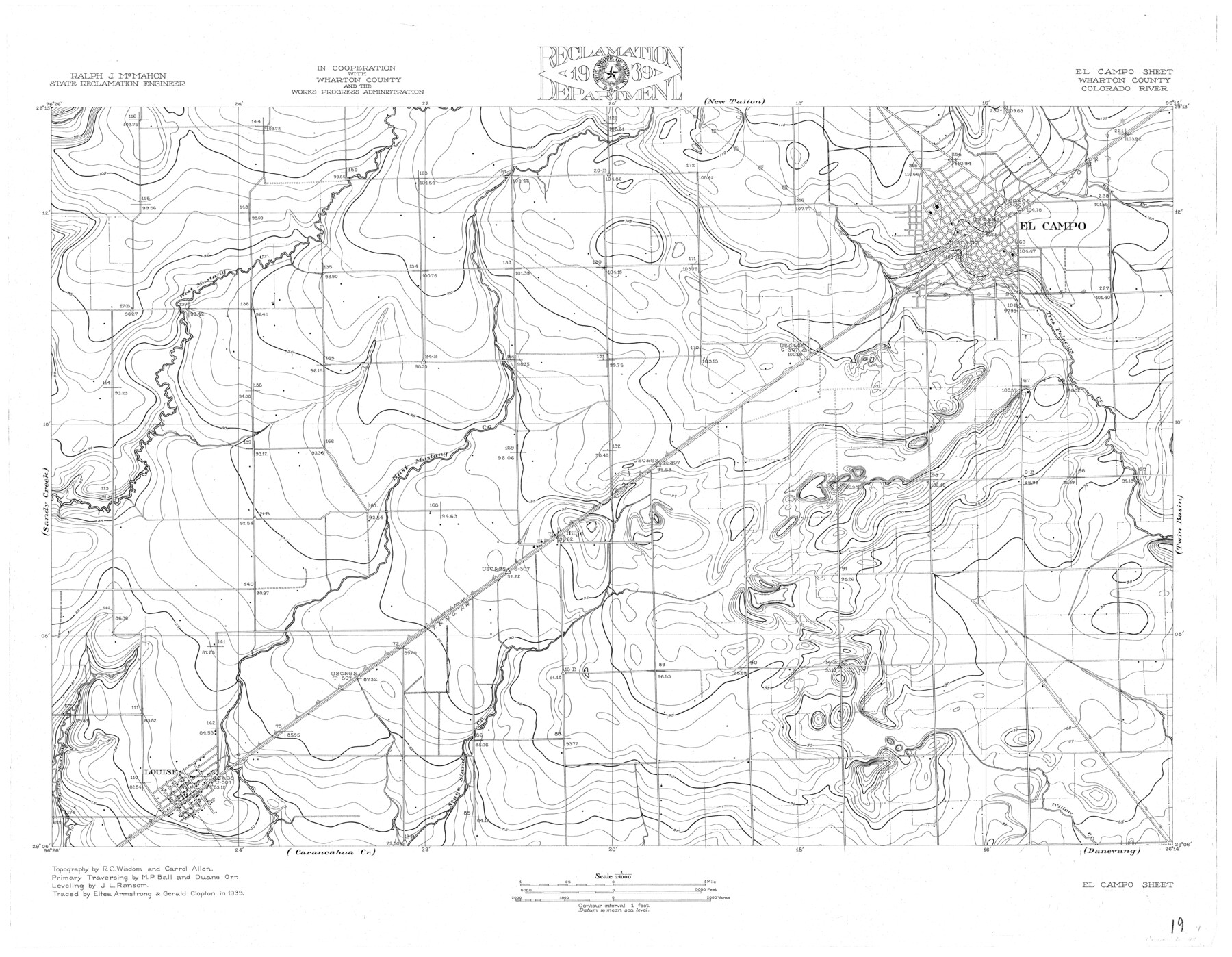 65318, Colorado River, El Campo Sheet, General Map Collection