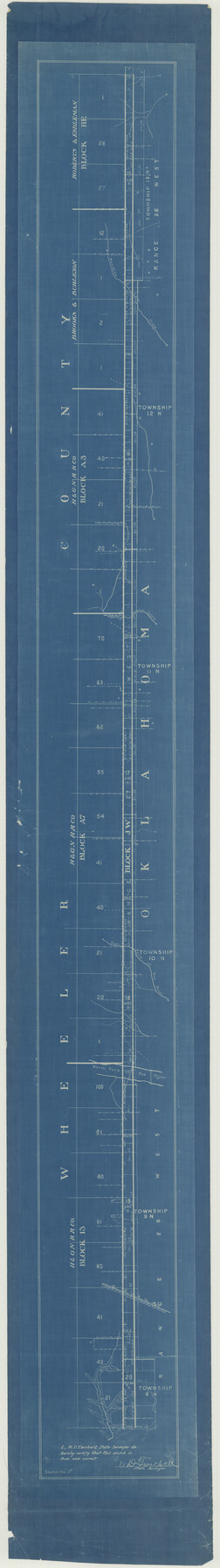 65380, Texas Panhandle East Boundary Line, General Map Collection