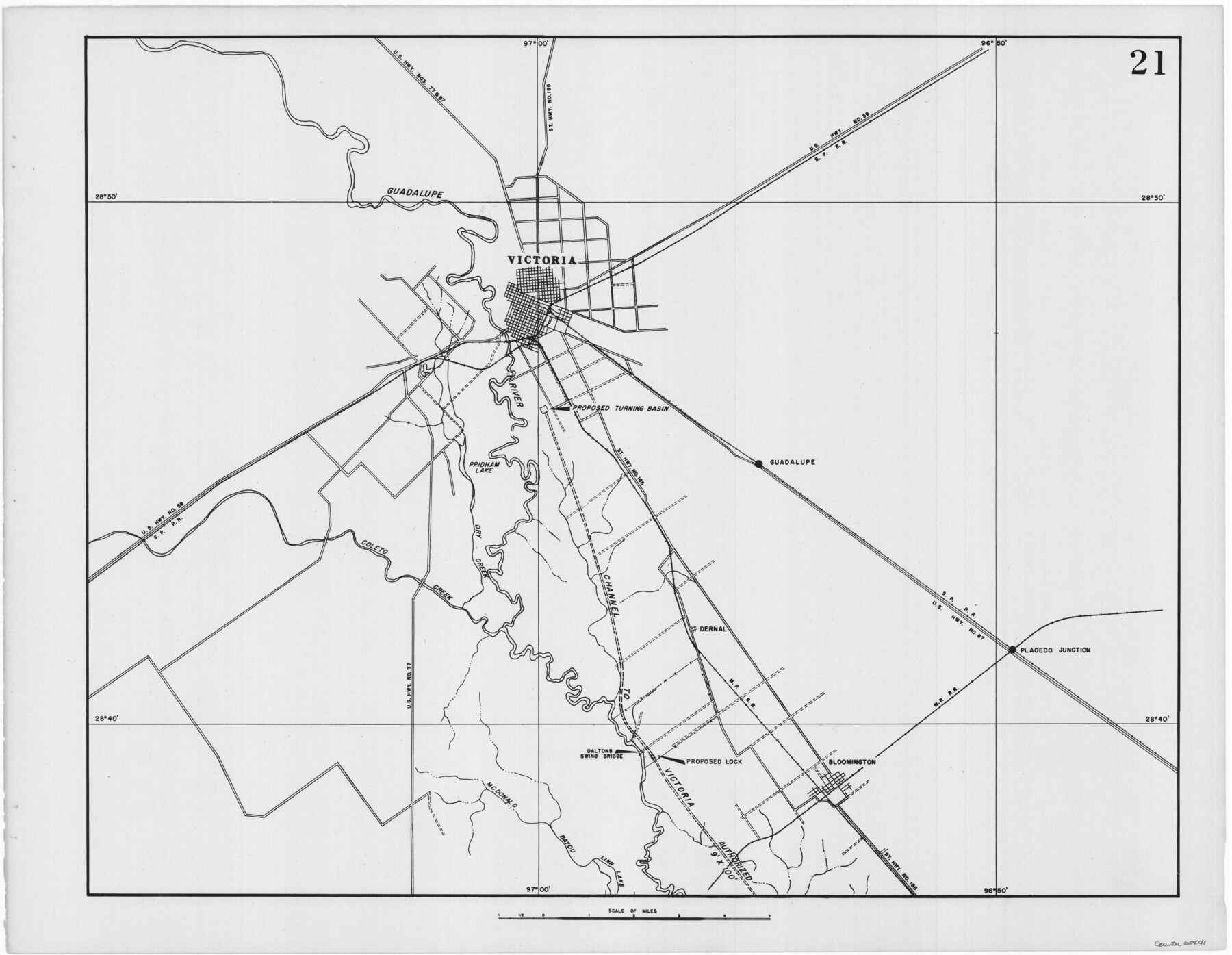 65441, Navigation Maps of Gulf Intracoastal Waterway, Port Arthur to Brownsville, Texas, General Map Collection