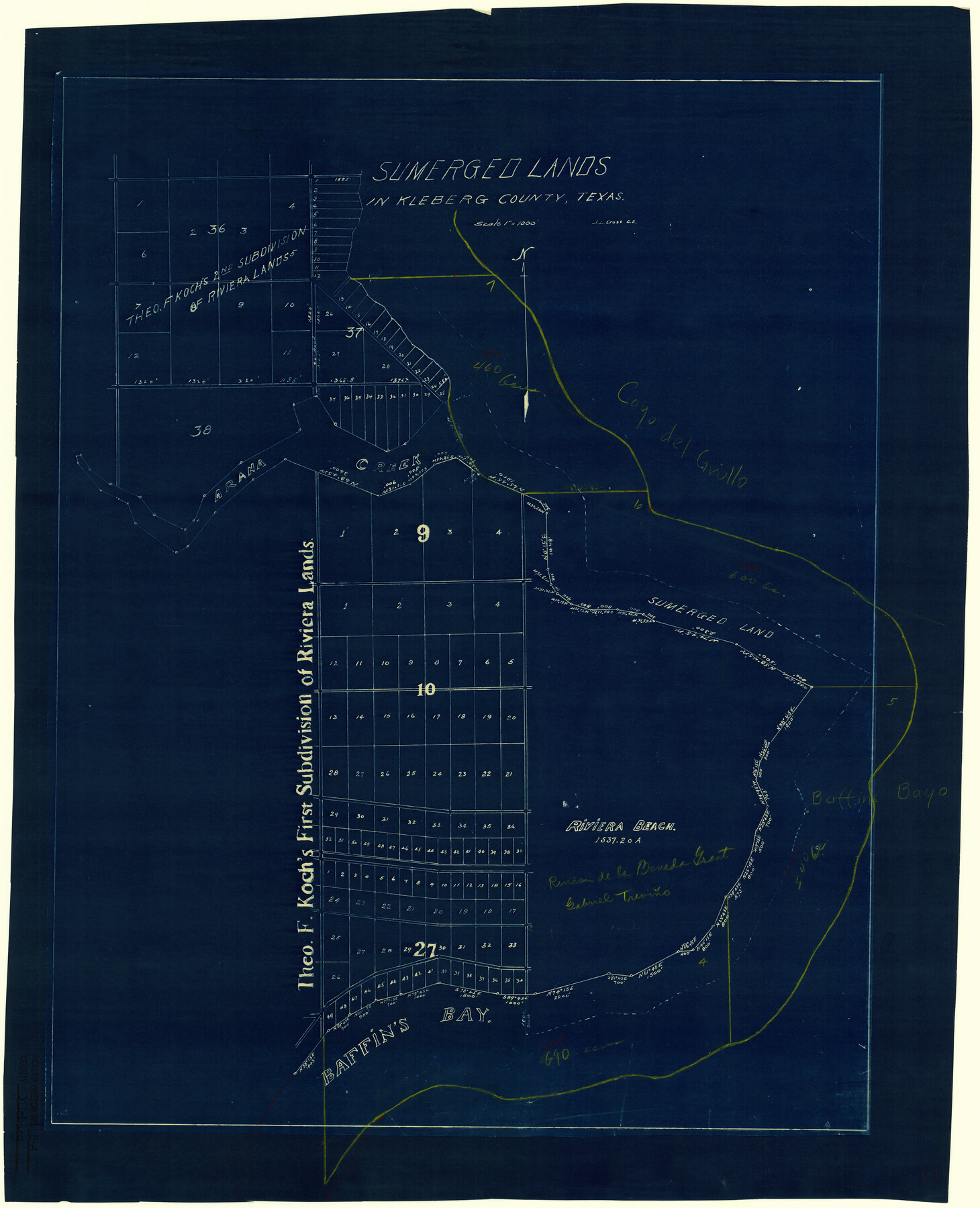 6549, Kleberg County Rolled Sketch 5A, General Map Collection