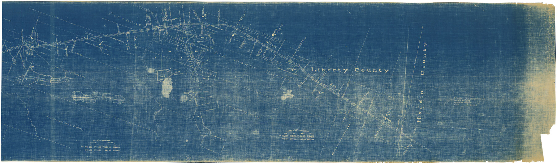 65505, Sketch of 103rd Meridian, W. L. Showing Conflict of Capitol Leagues, General Map Collection