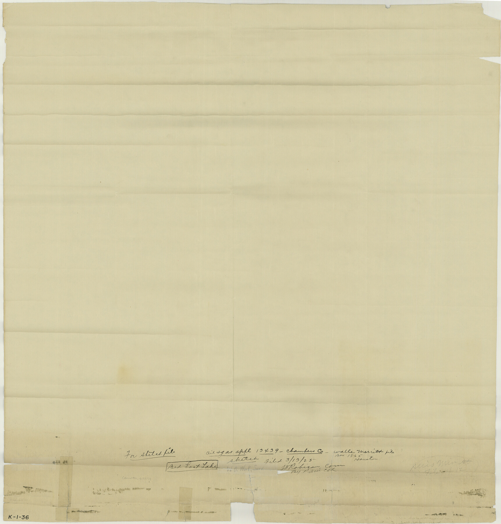 65578, [Sketch for Mineral Application 13439 - Bed Lost Lake, Walle Merritt], General Map Collection