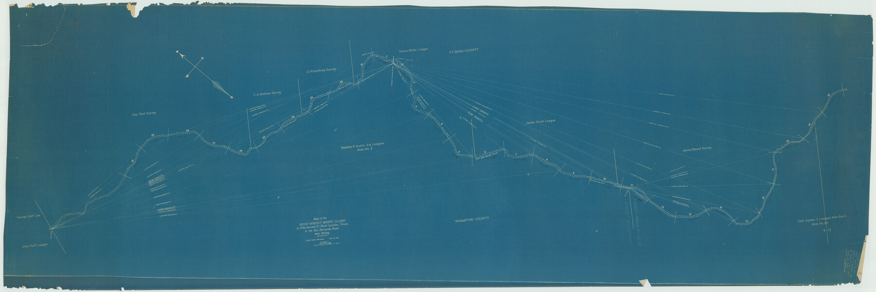 65579, [Sketch for Mineral Application 19560 - 19588 - San Bernard River], General Map Collection