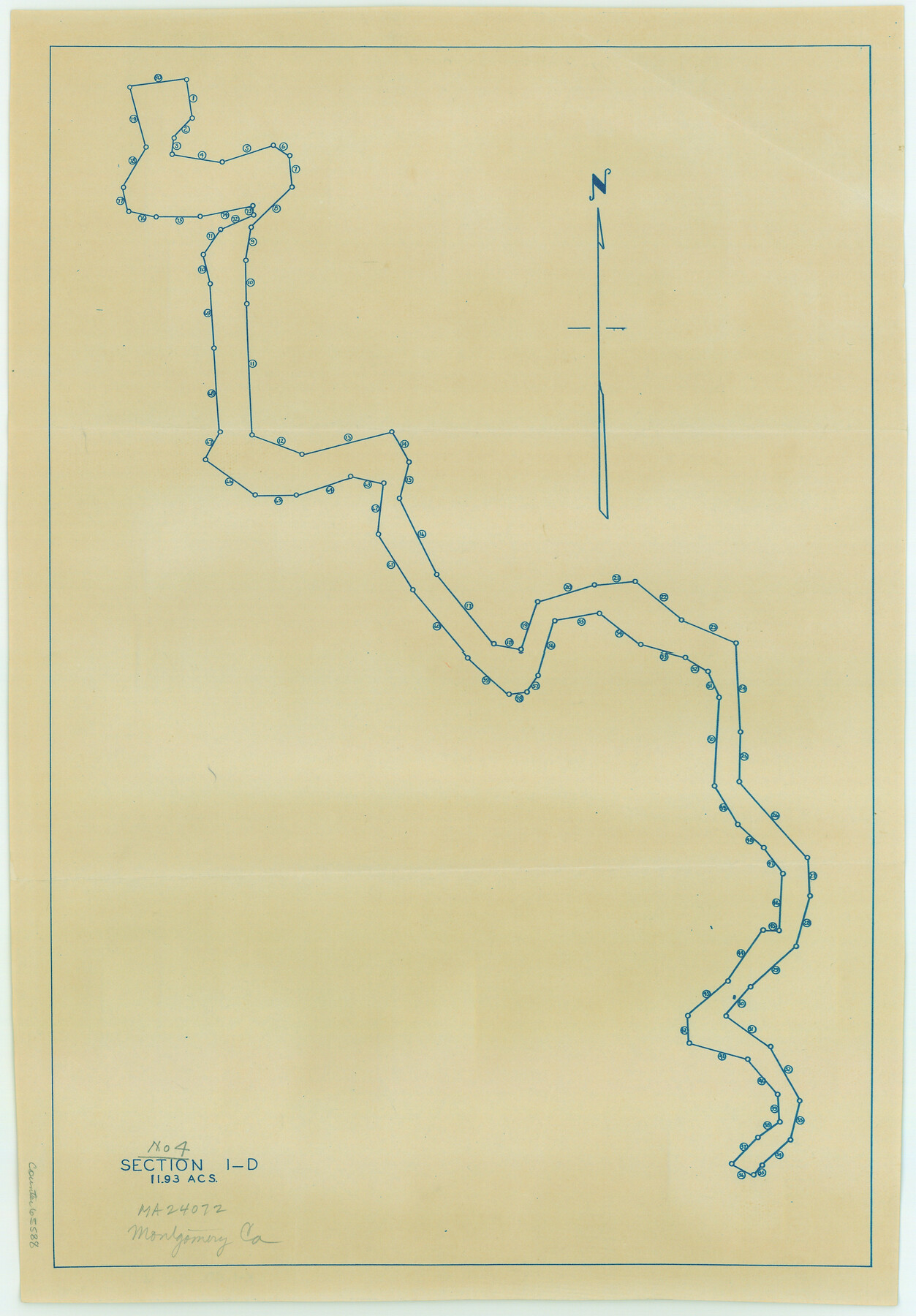 65588, [Sketch for Mineral Application 24072, San Jacinto River], General Map Collection