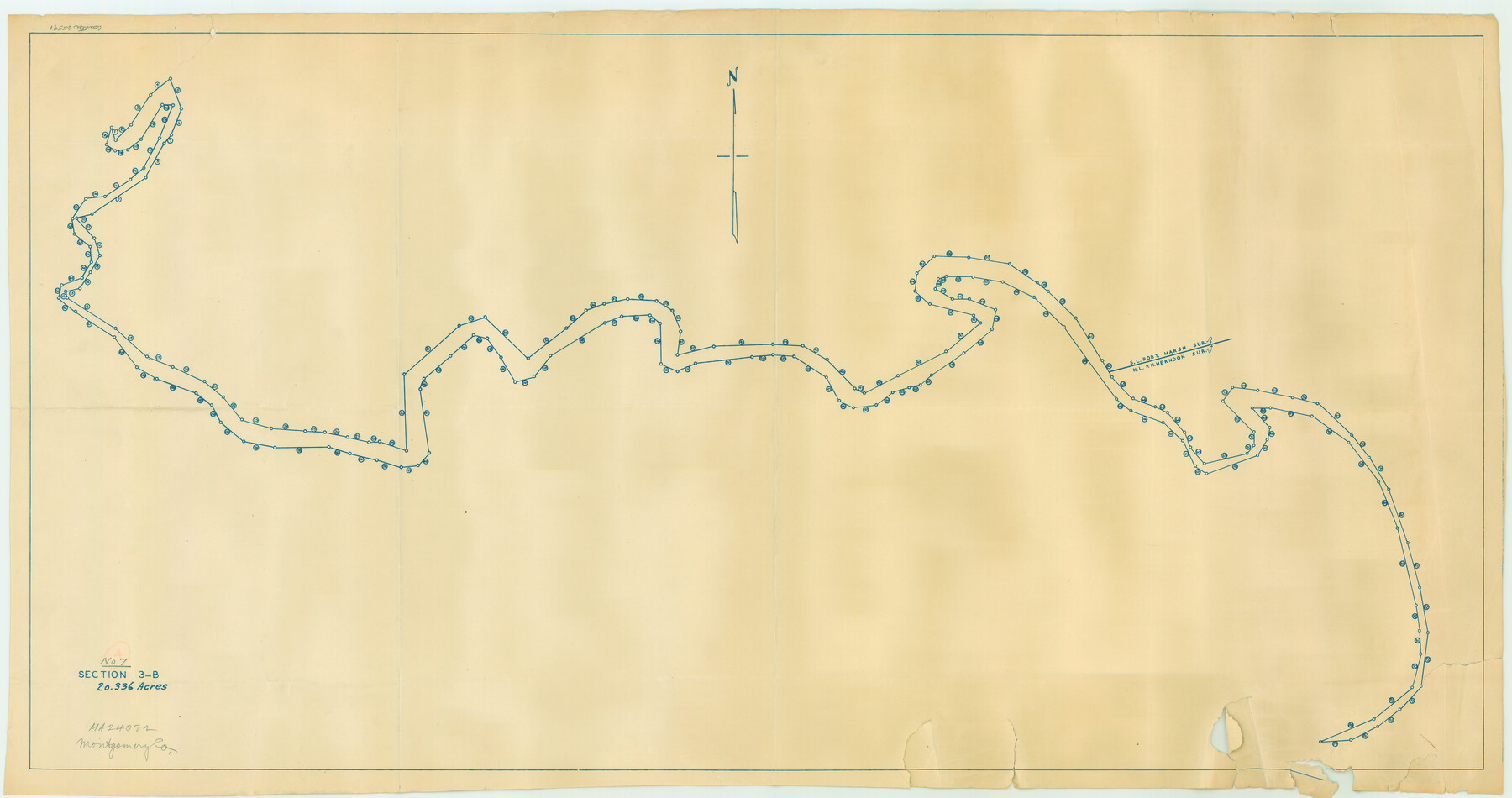 65591, [Sketch for Mineral Application 24072, San Jacinto River], General Map Collection