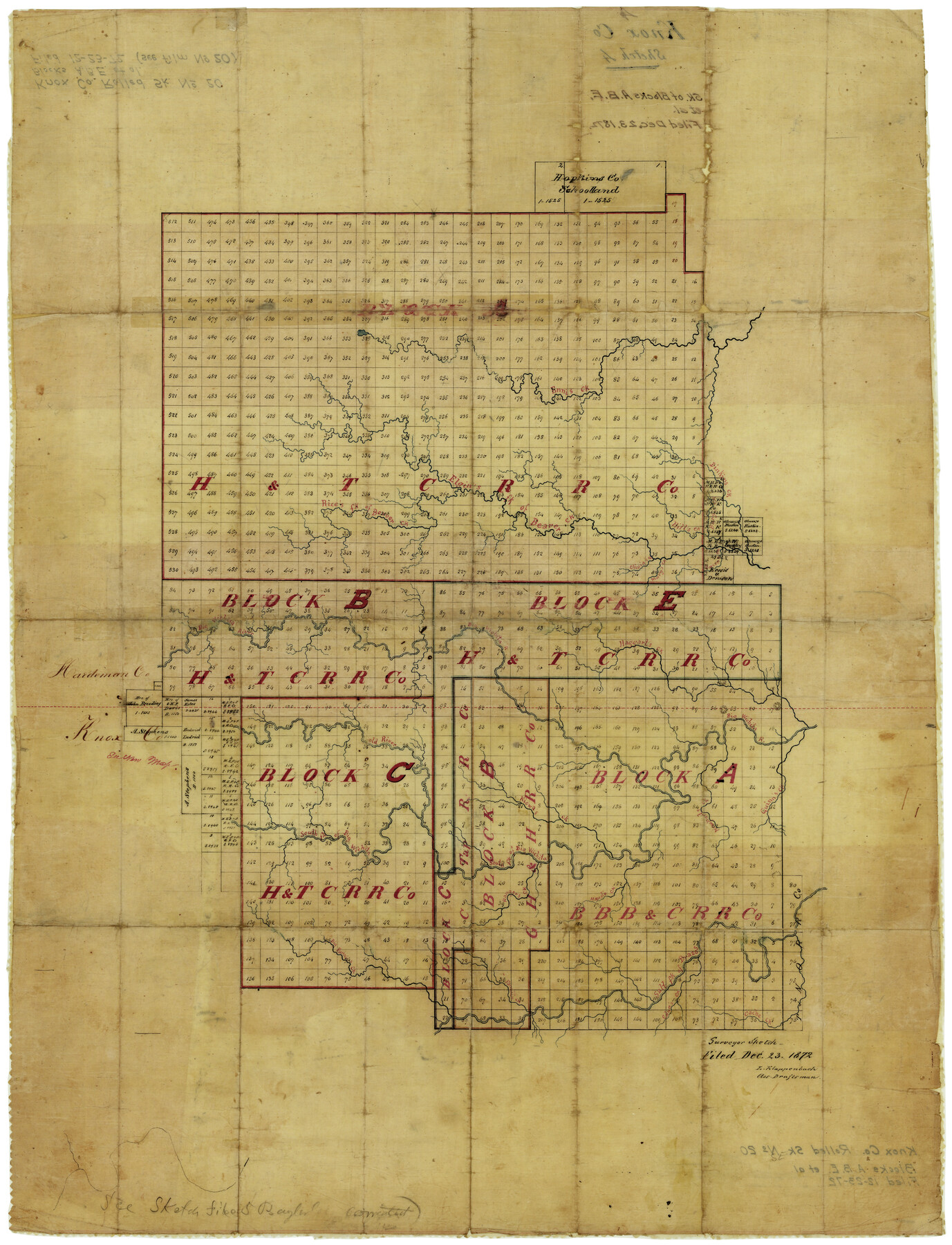 6560, Knox County Rolled Sketch 20, General Map Collection