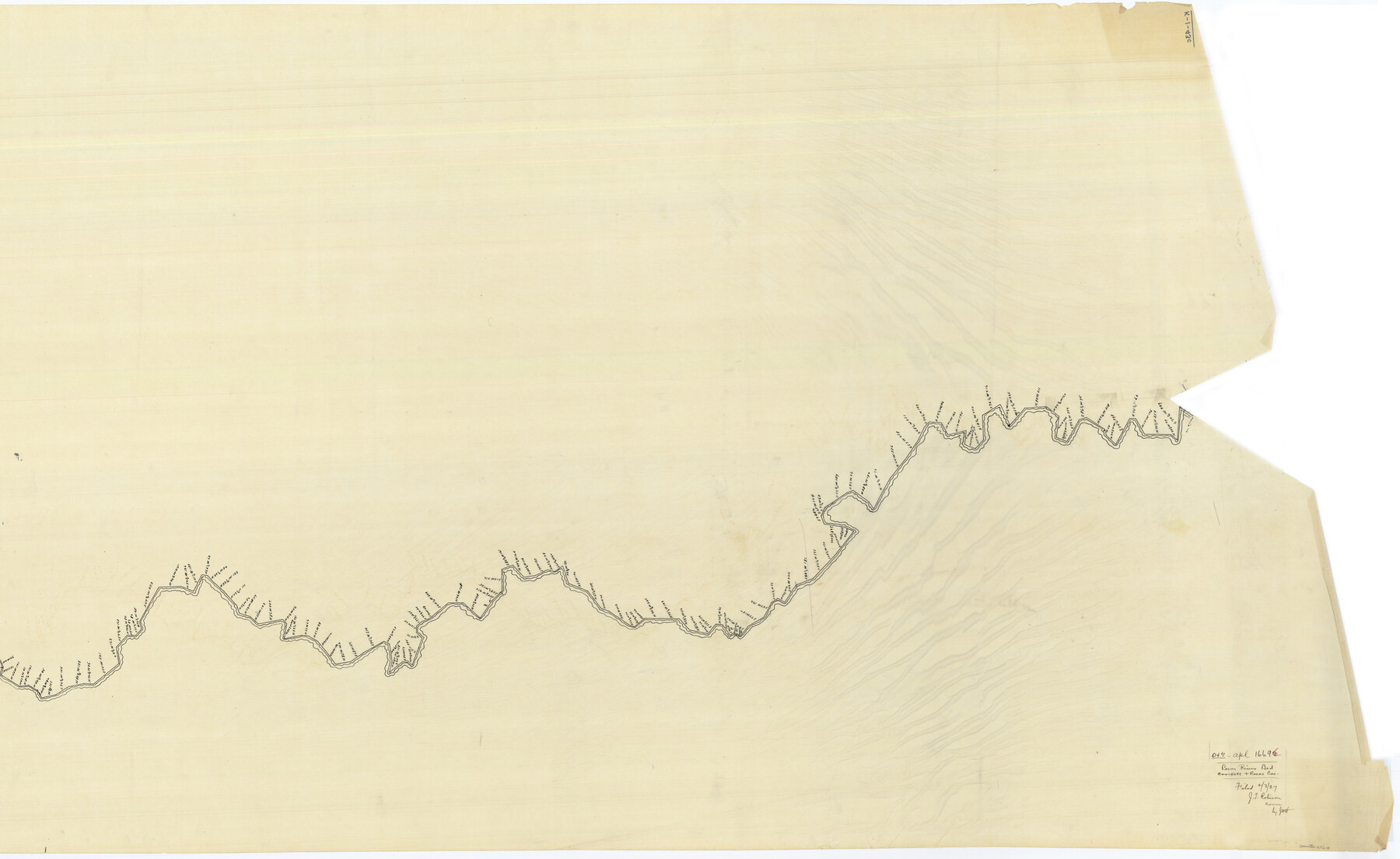 65614, [Sketch for Mineral Application 16696-16697, Pecos River], General Map Collection