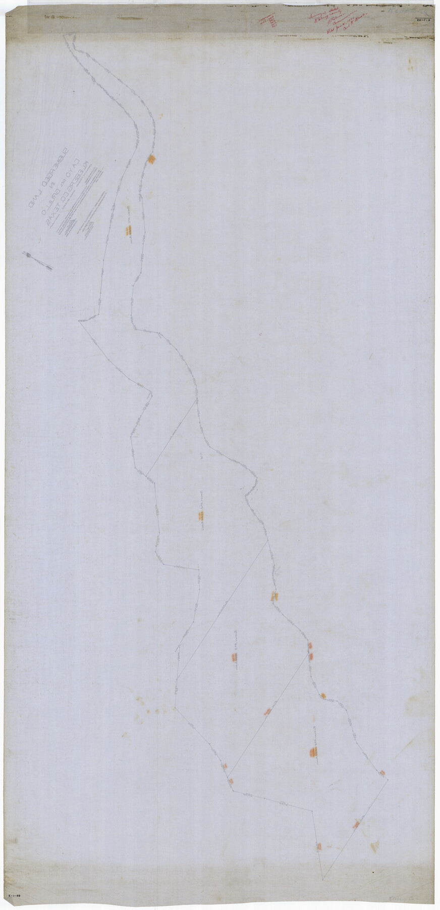 65624, [Sketch for Mineral Applications 7410, 7411, 7412, 7413, 7712 - Kleberg County], General Map Collection