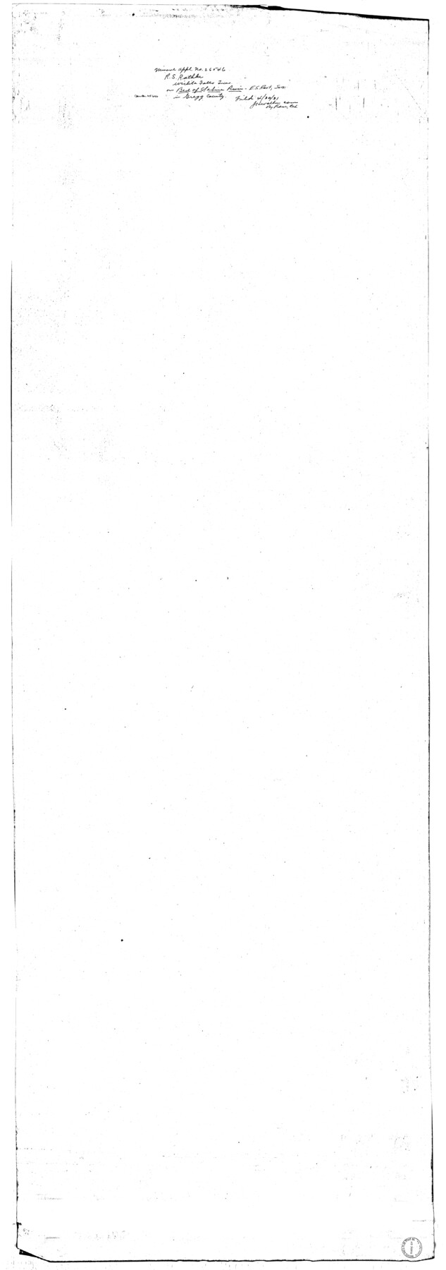 65666, [Sketch for Mineral Application 26546 - Sabine River between Hawkins Creek and east boundary line of BBB&C RR Co. Surveys, R. S. Rathke], General Map Collection