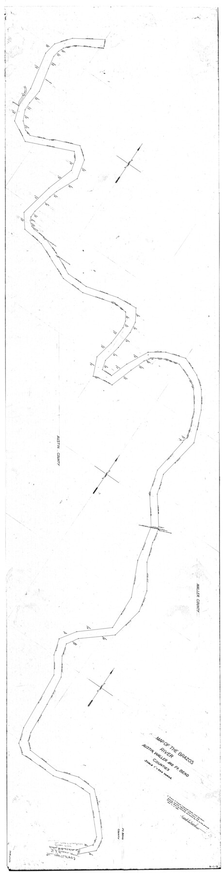 65682, [Sketch for Mineral Application 19443 - Brazos River], General Map Collection