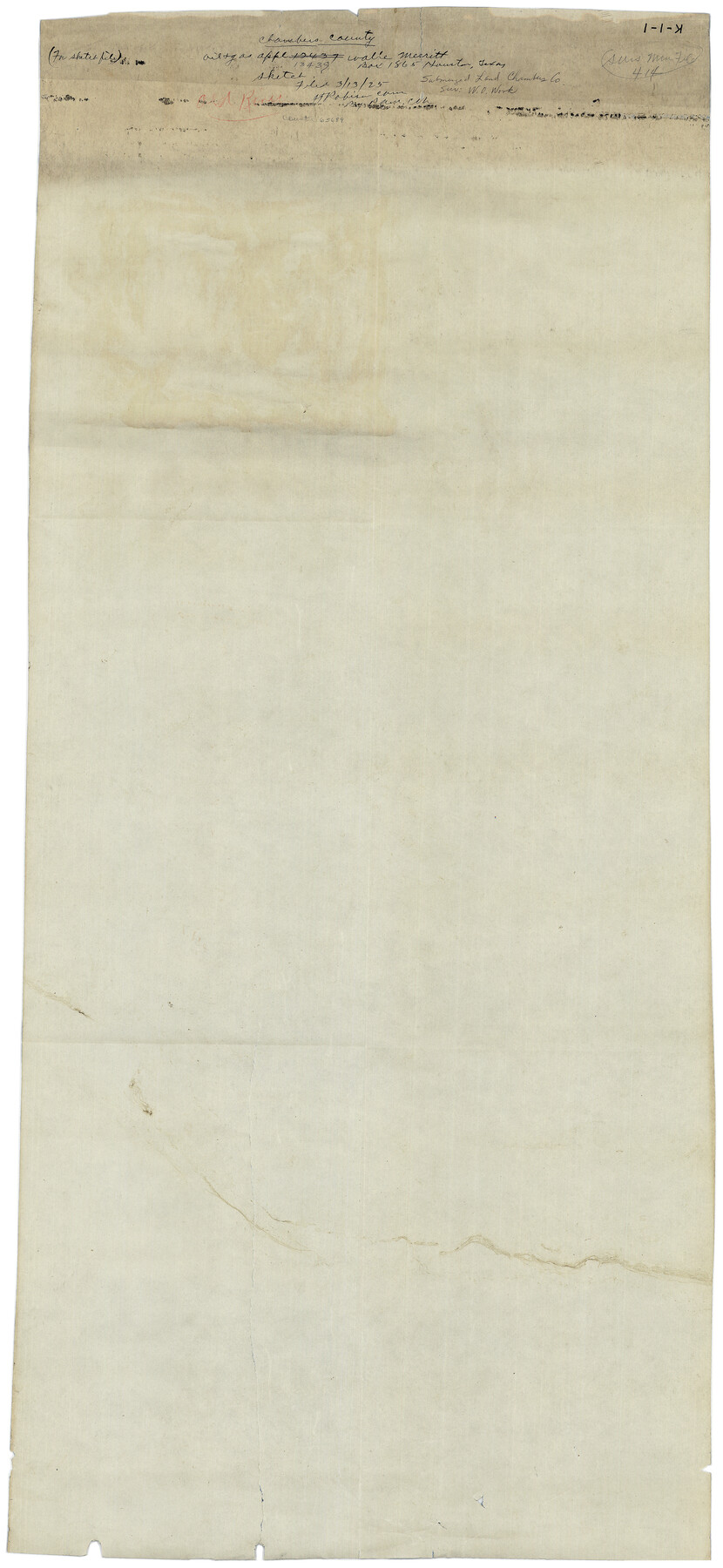 65689, [Sketch for Mineral Application 13439 - Old River, Walle Merritt], General Map Collection
