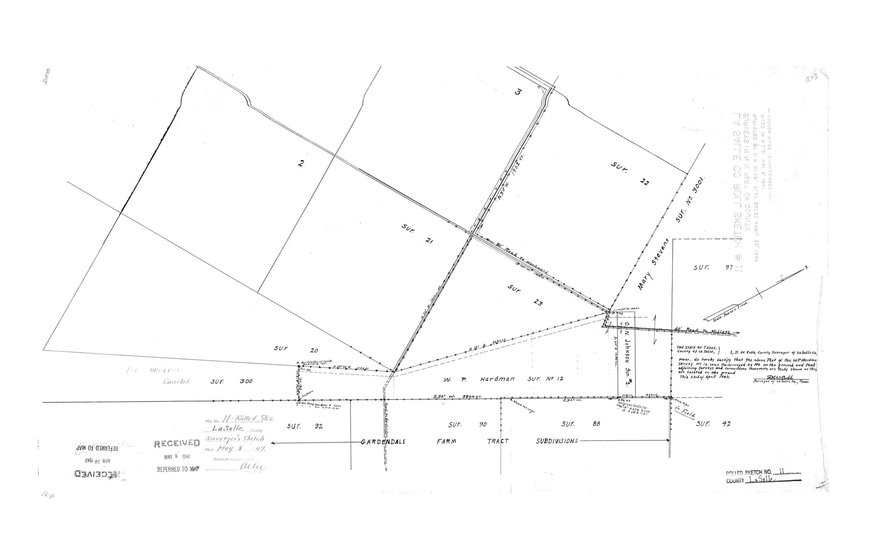 6574, La Salle County Rolled Sketch 11, General Map Collection