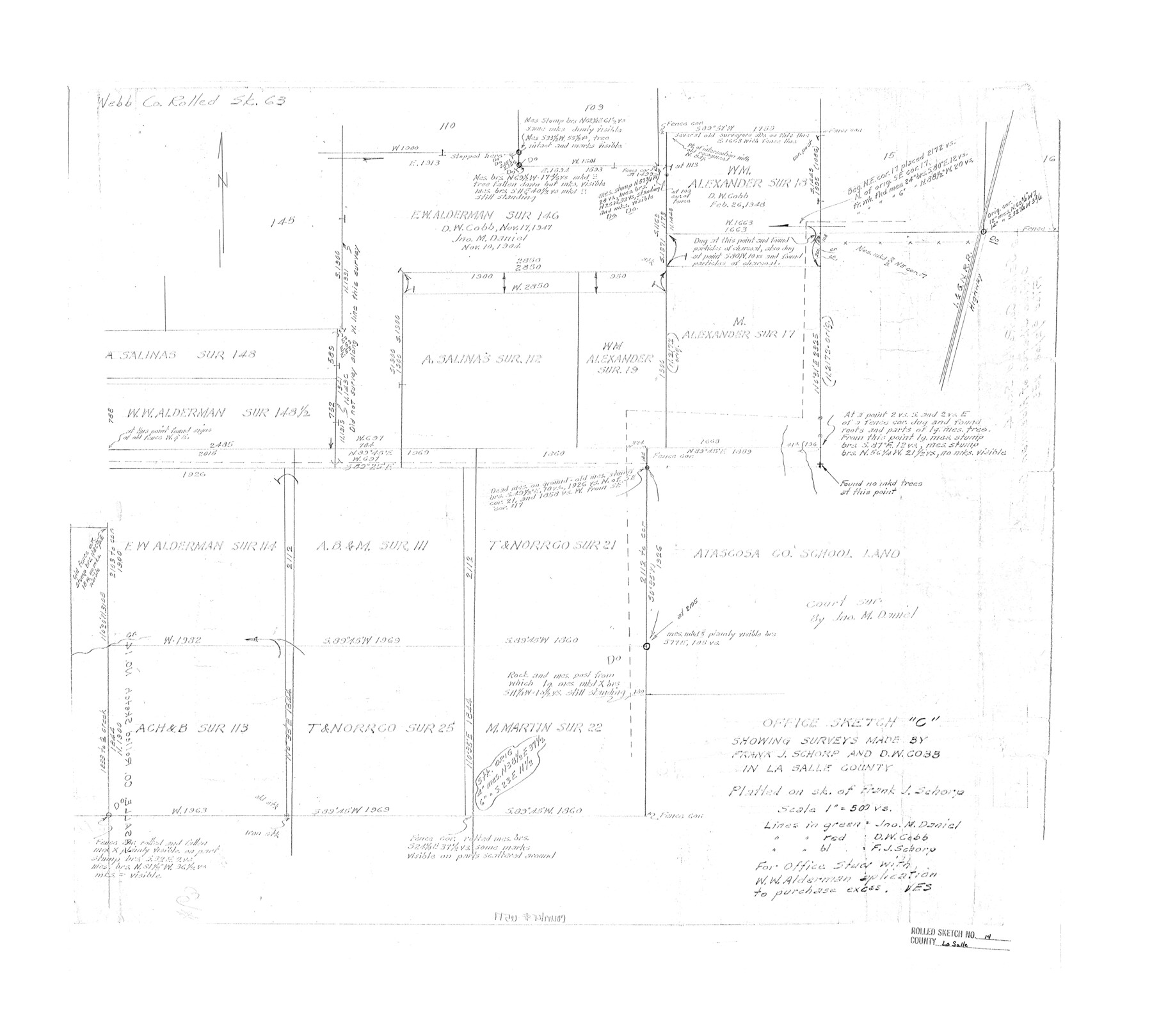 6577, La Salle County Rolled Sketch 14, General Map Collection