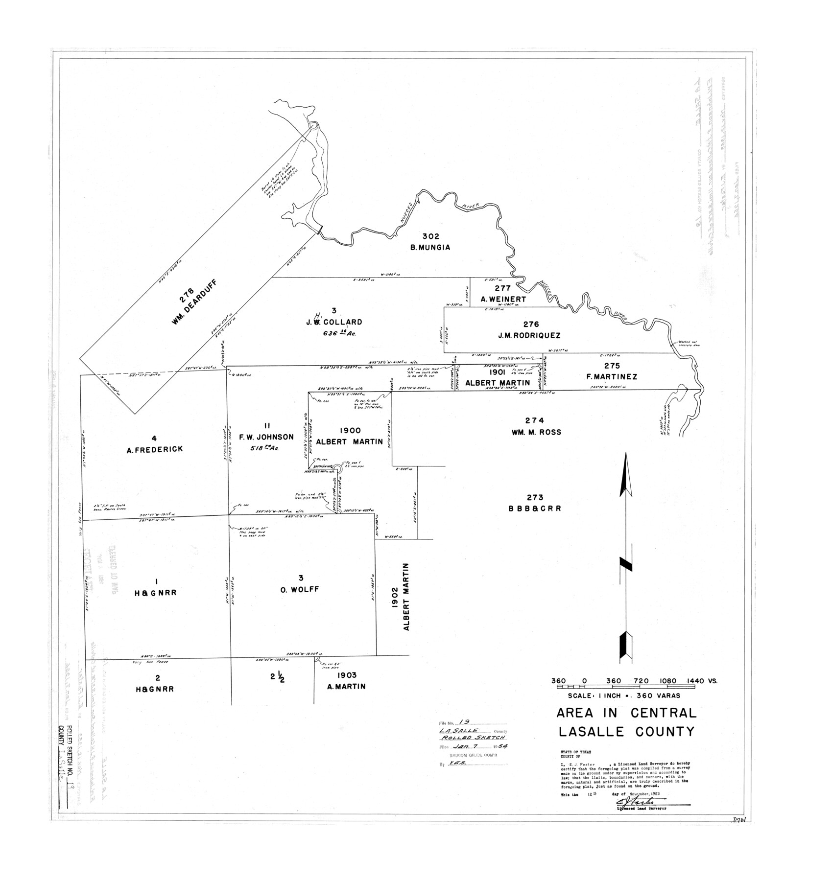 6583, La Salle County Rolled Sketch 19, General Map Collection