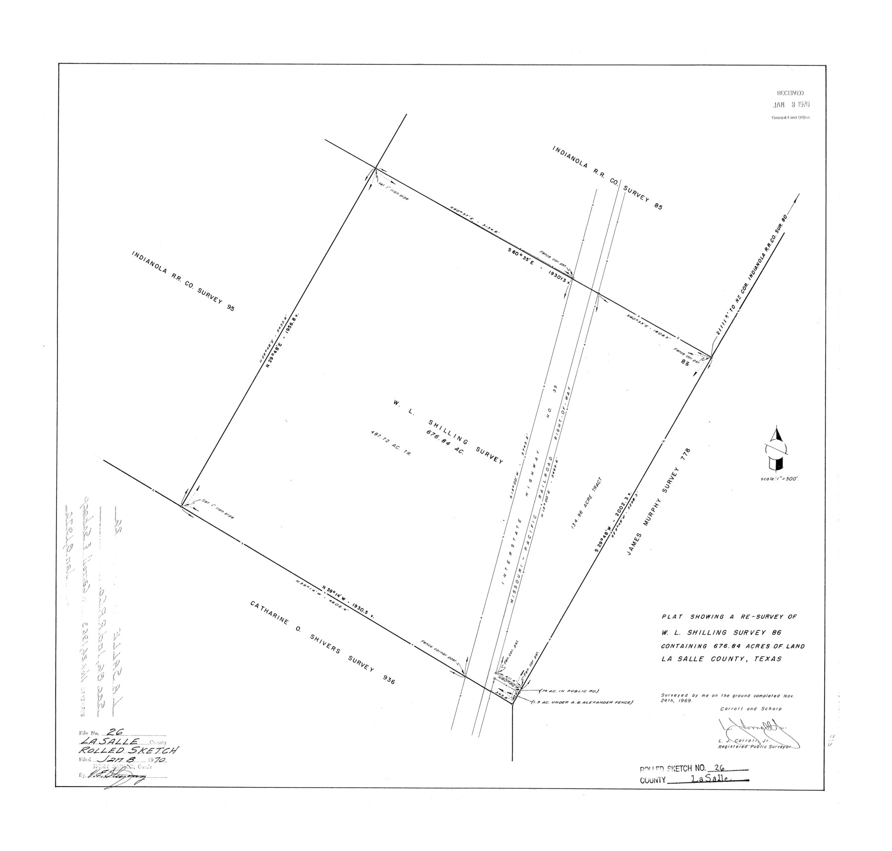 6587, La Salle County Rolled Sketch 26, General Map Collection