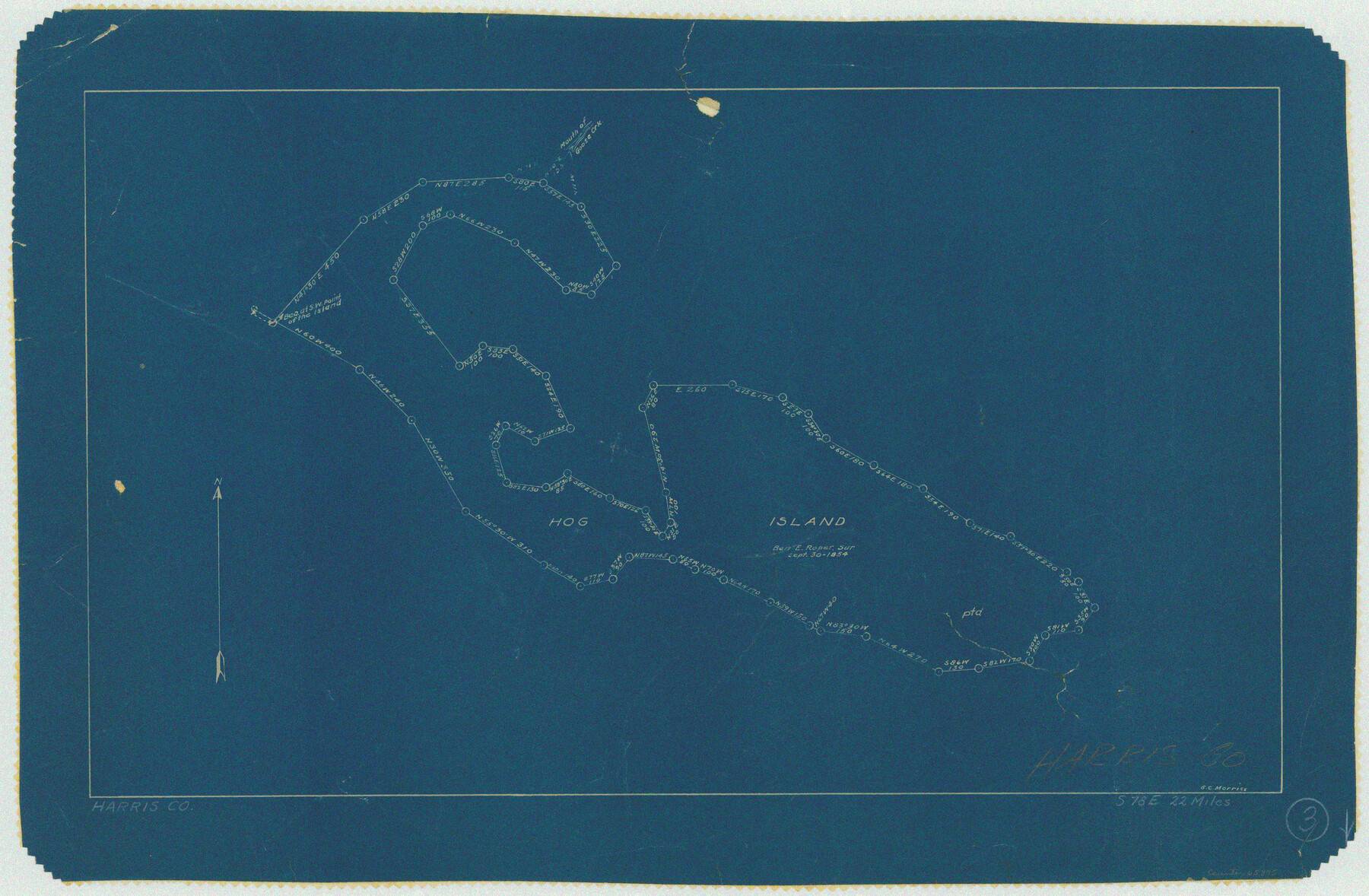 65895, Harris County Working Sketch 3, General Map Collection