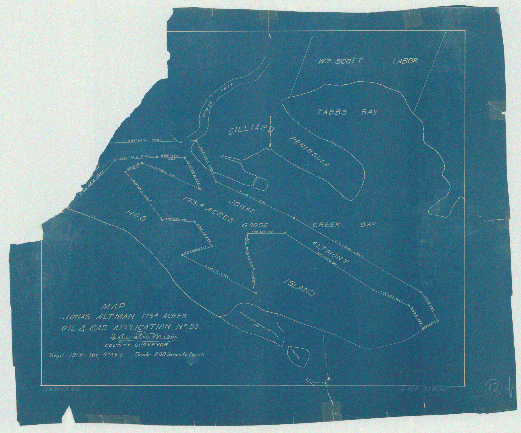 65904, Harris County Working Sketch 12, General Map Collection