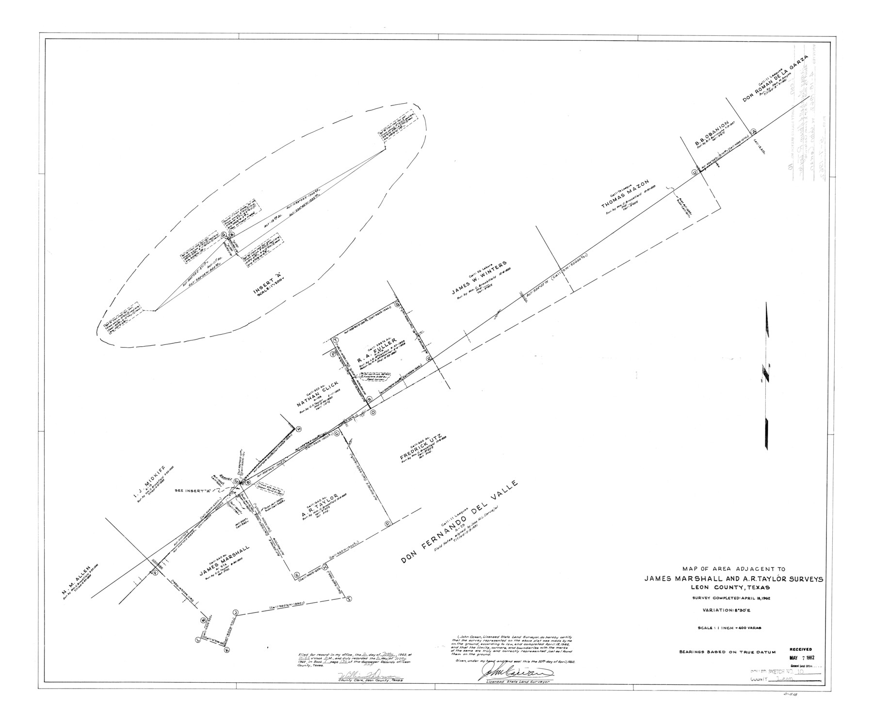 6598, Leon County Rolled Sketch 10, General Map Collection