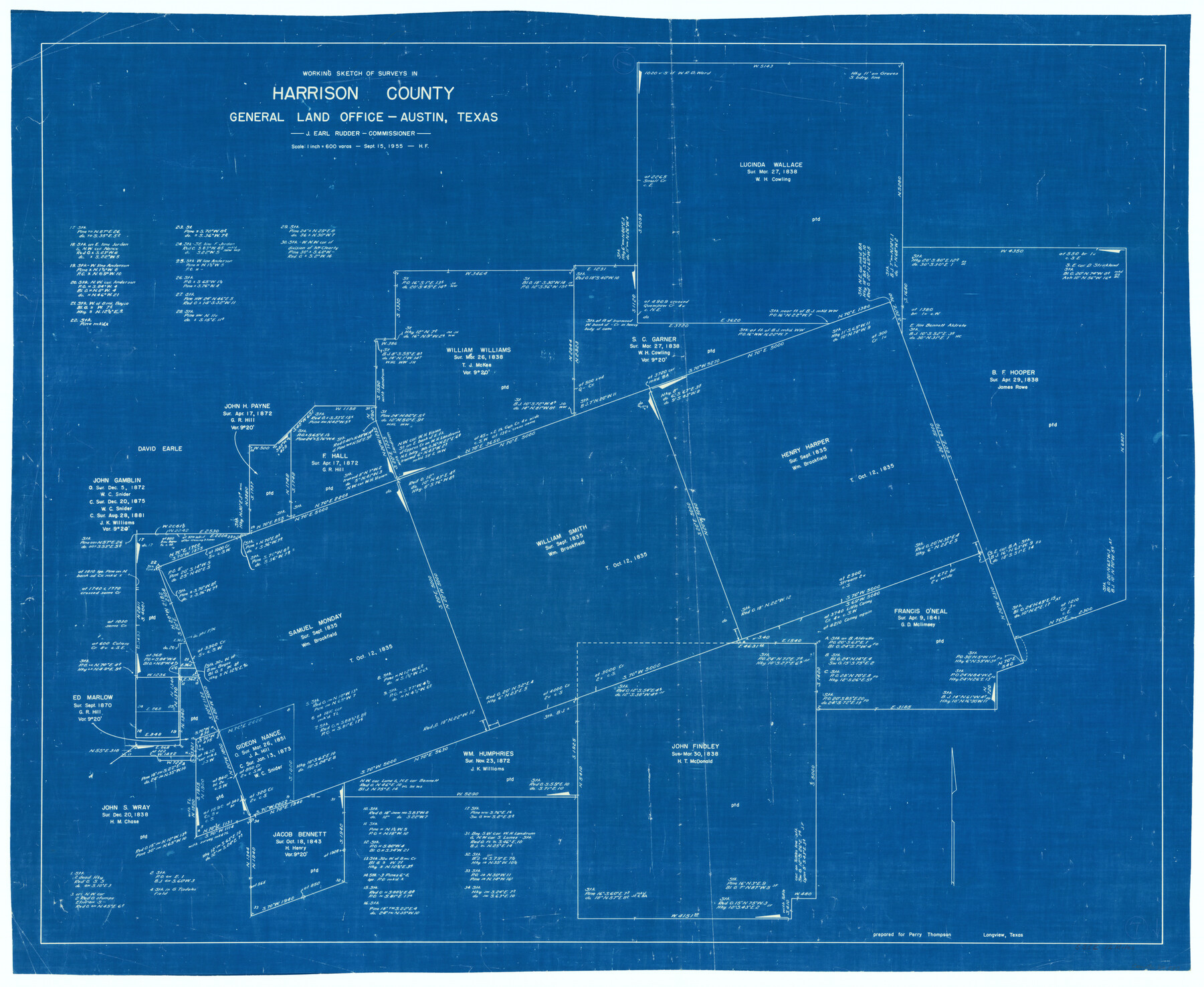 66027, Harrison County Working Sketch 7, General Map Collection