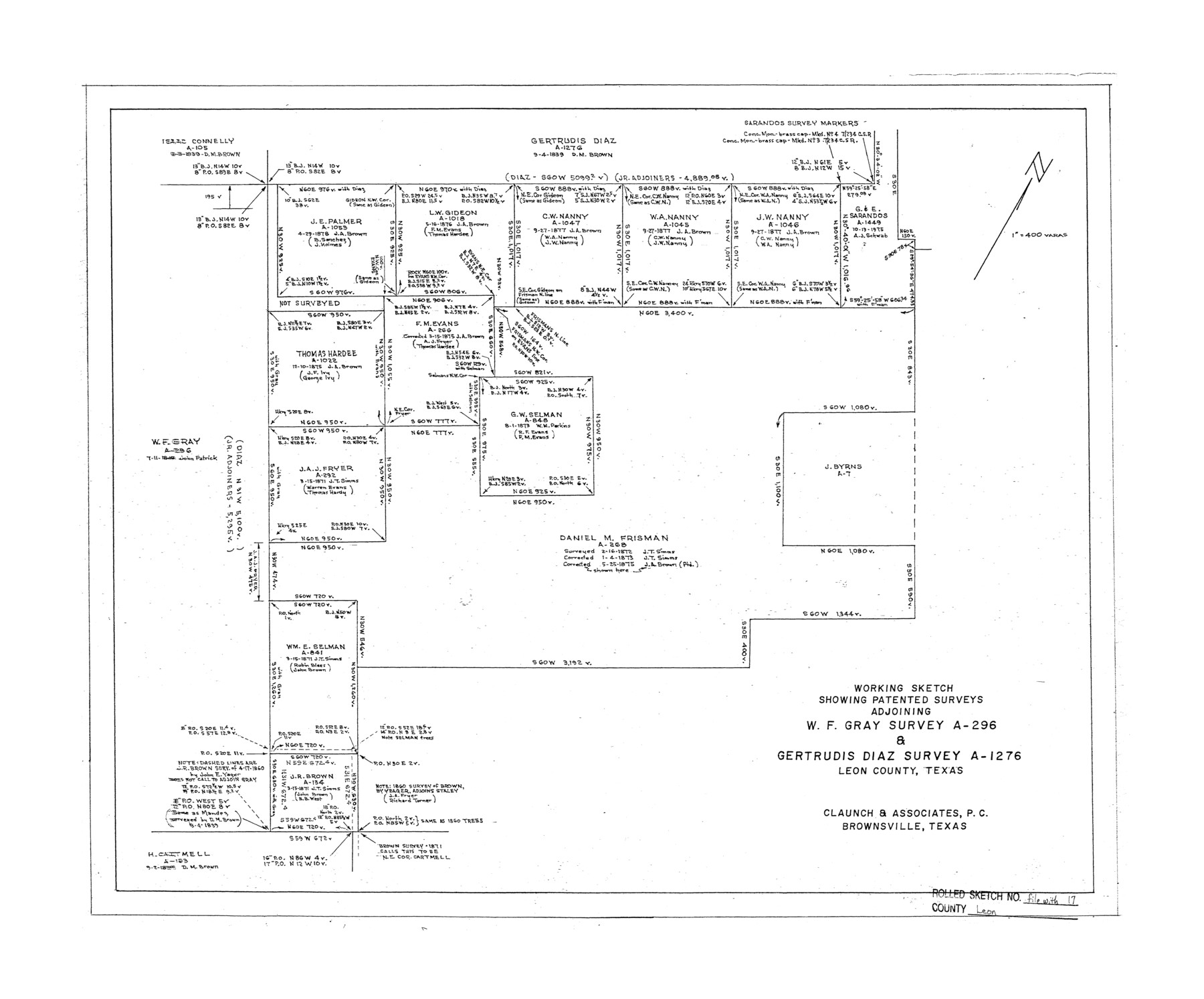 6603, Leon County Rolled Sketch 17, General Map Collection