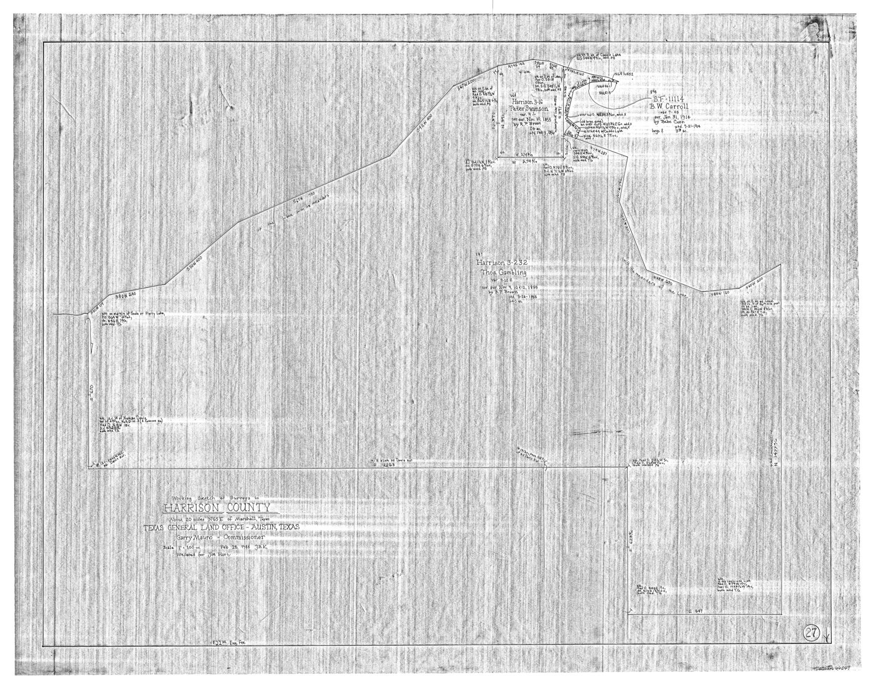 66047, Harrison County Working Sketch 27, General Map Collection