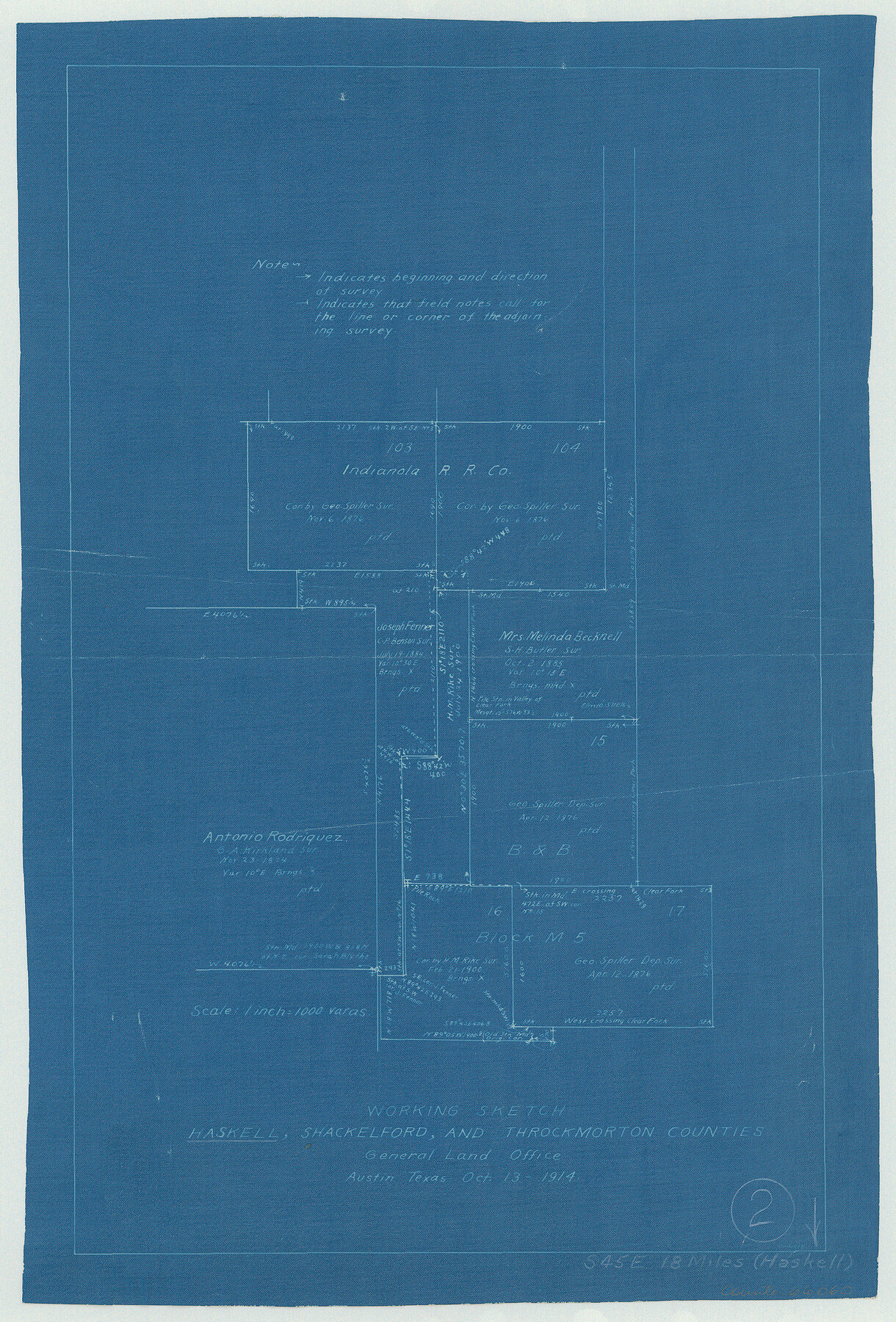 66060, Haskell County Working Sketch 2, General Map Collection